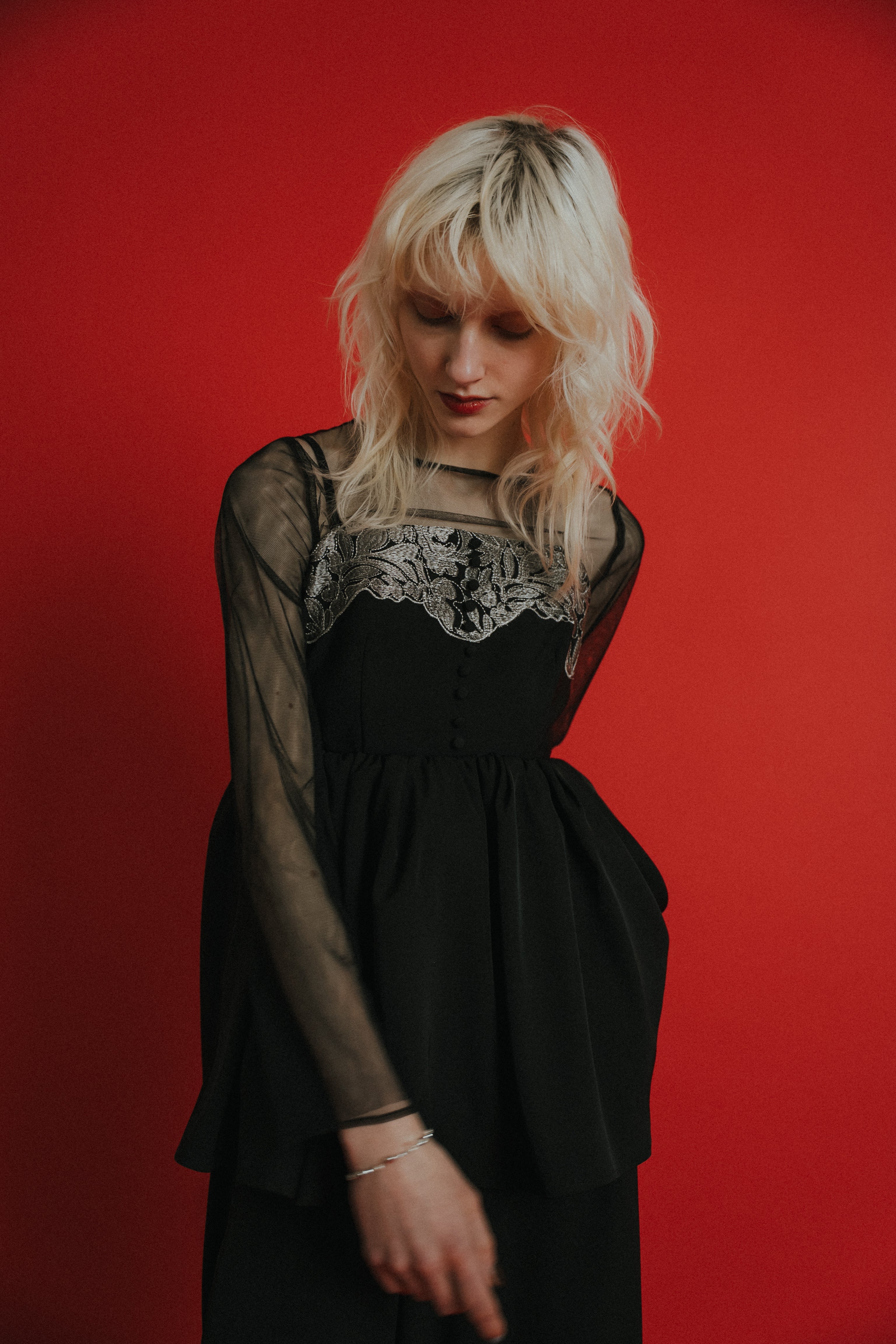 1099 Tulle Blouse
