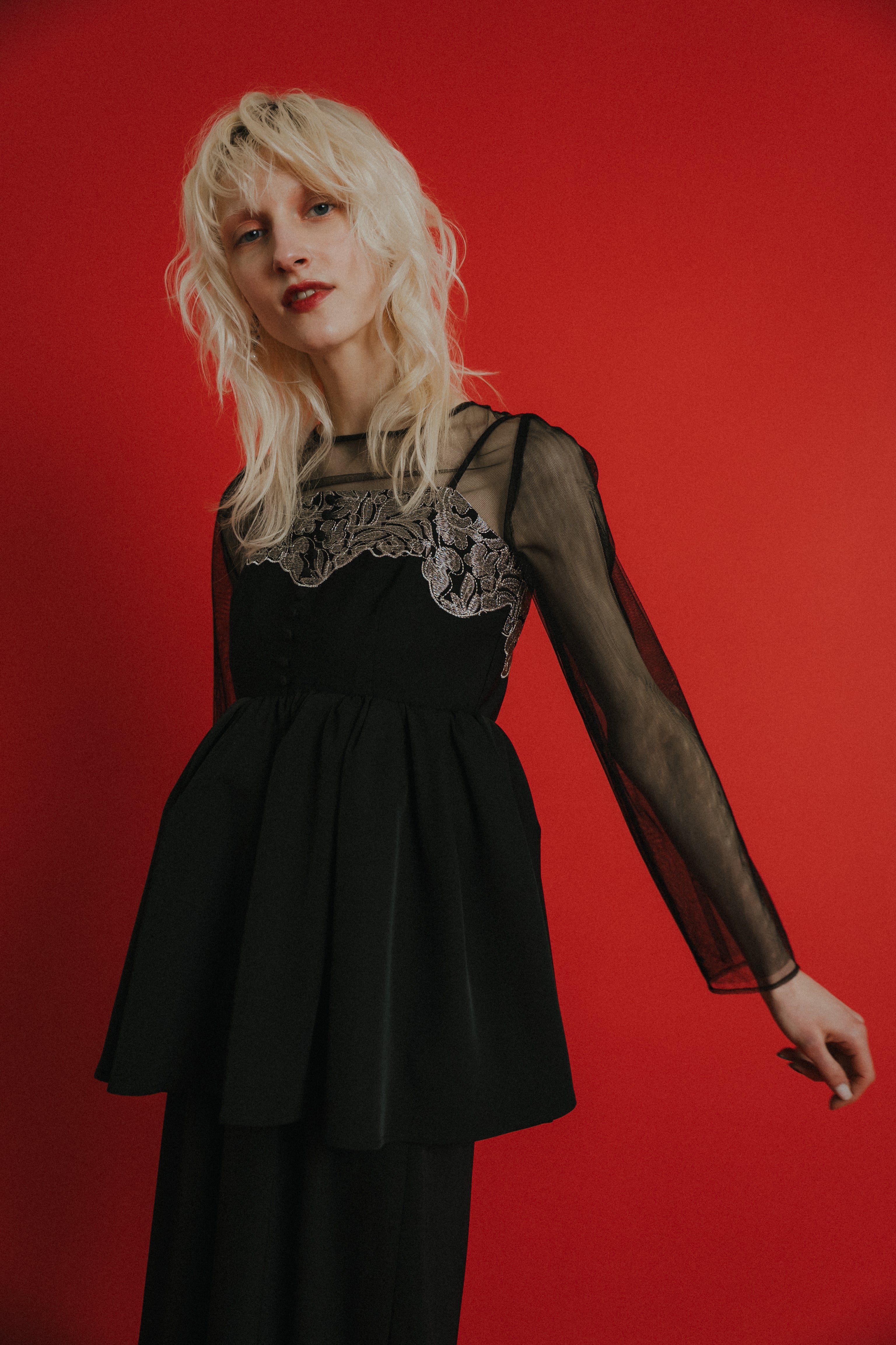 1099 Tulle Blouse