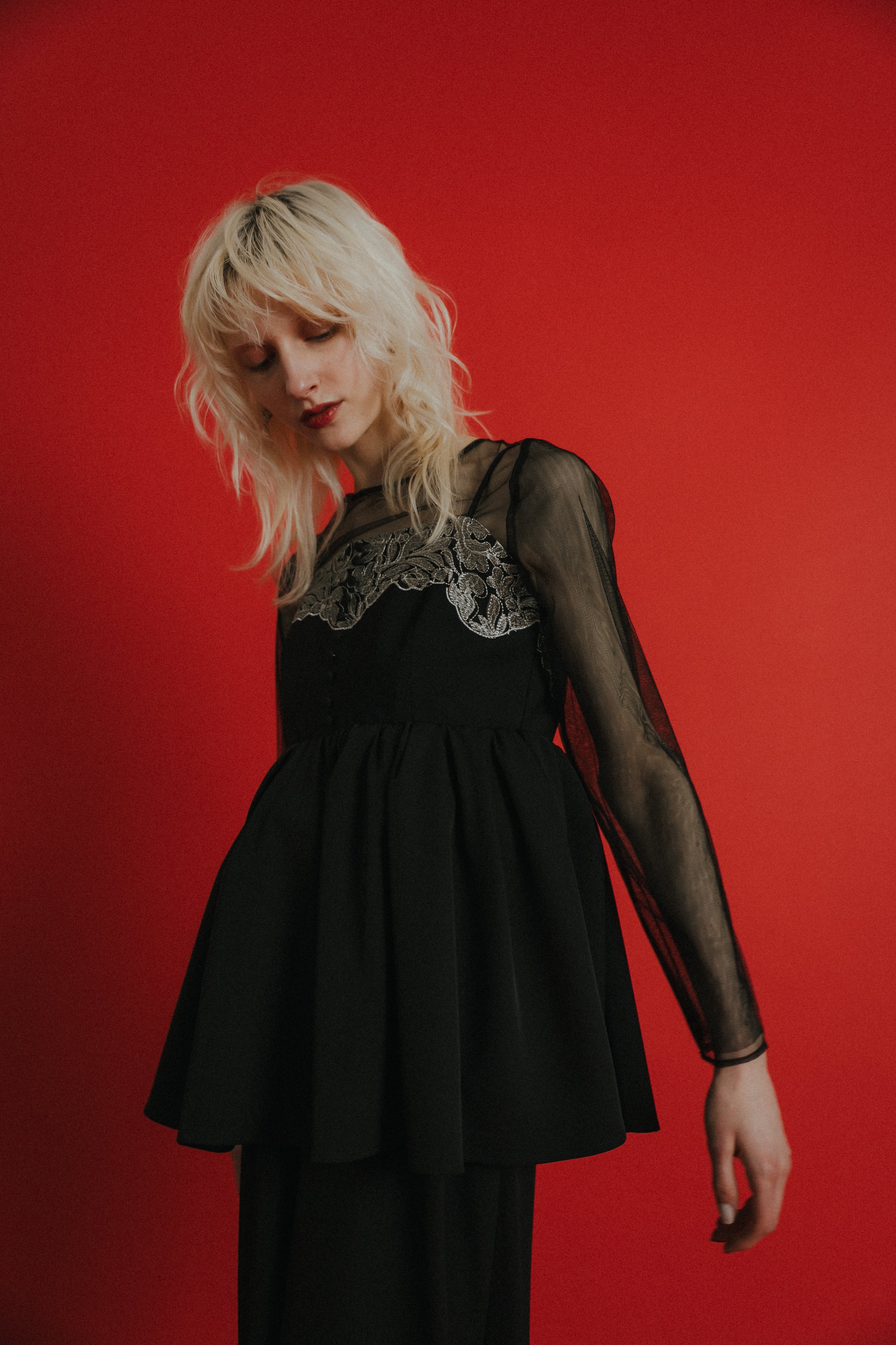 1099 Tulle Blouse