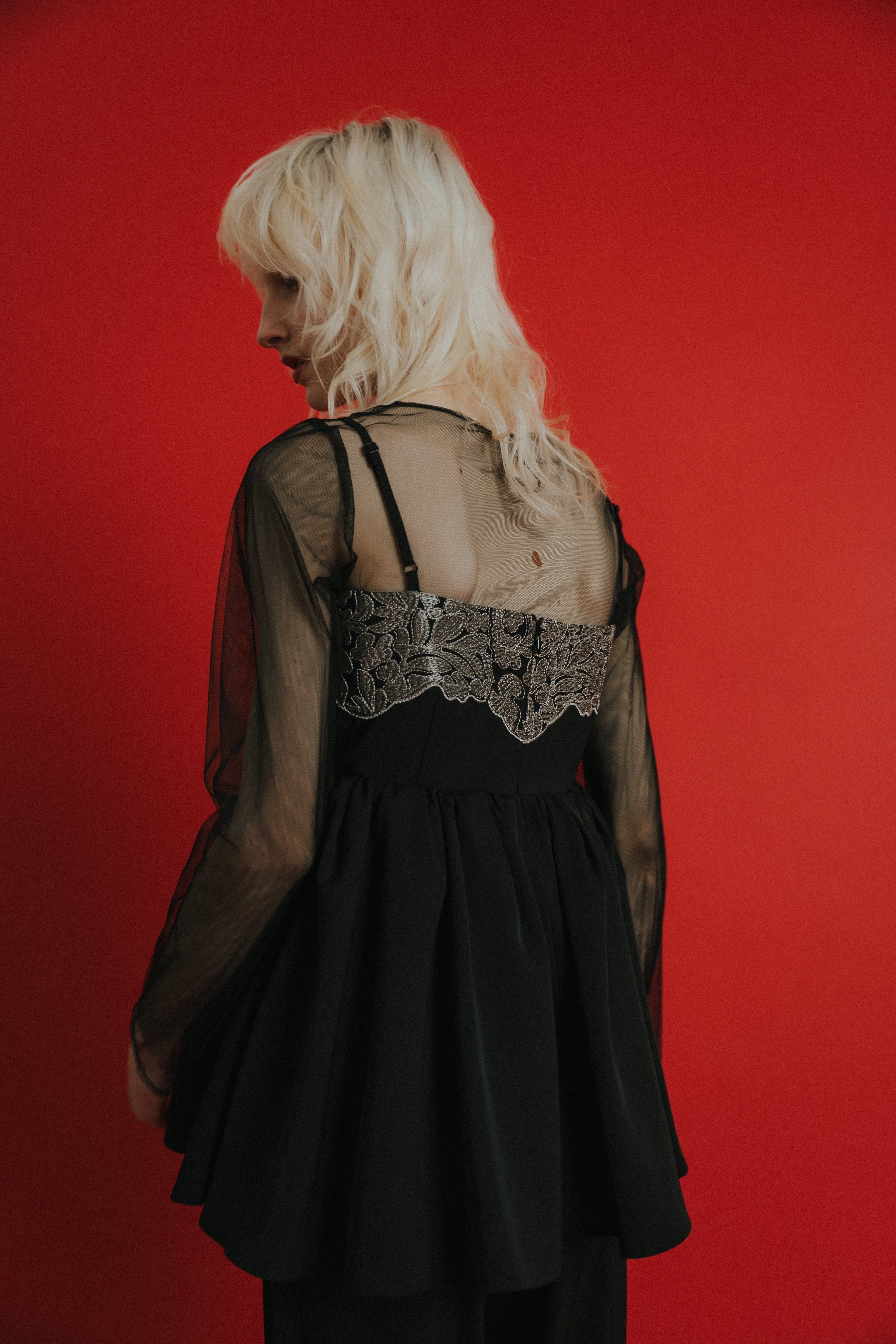 1099 Tulle Blouse