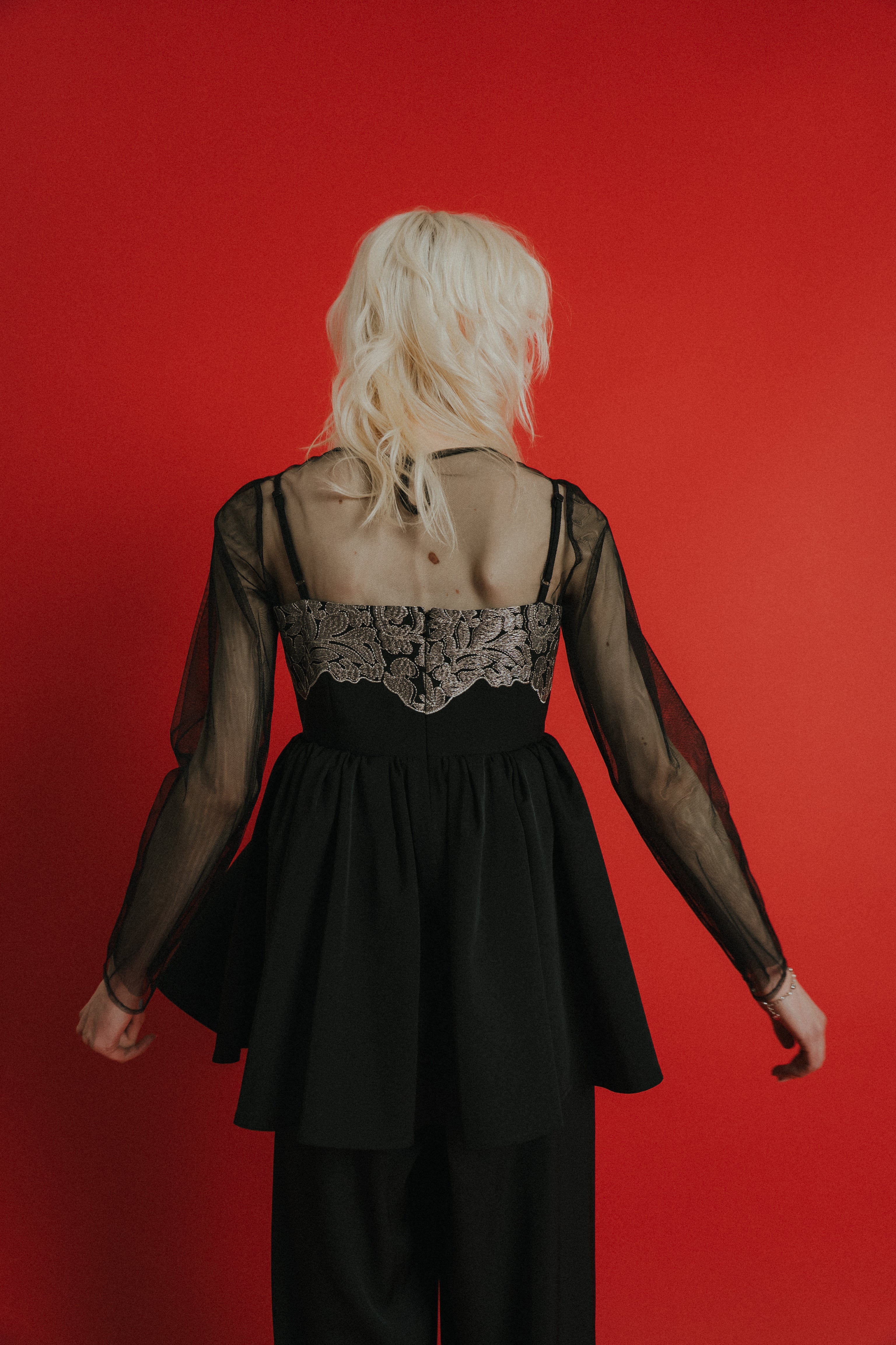 1099 Tulle Blouse