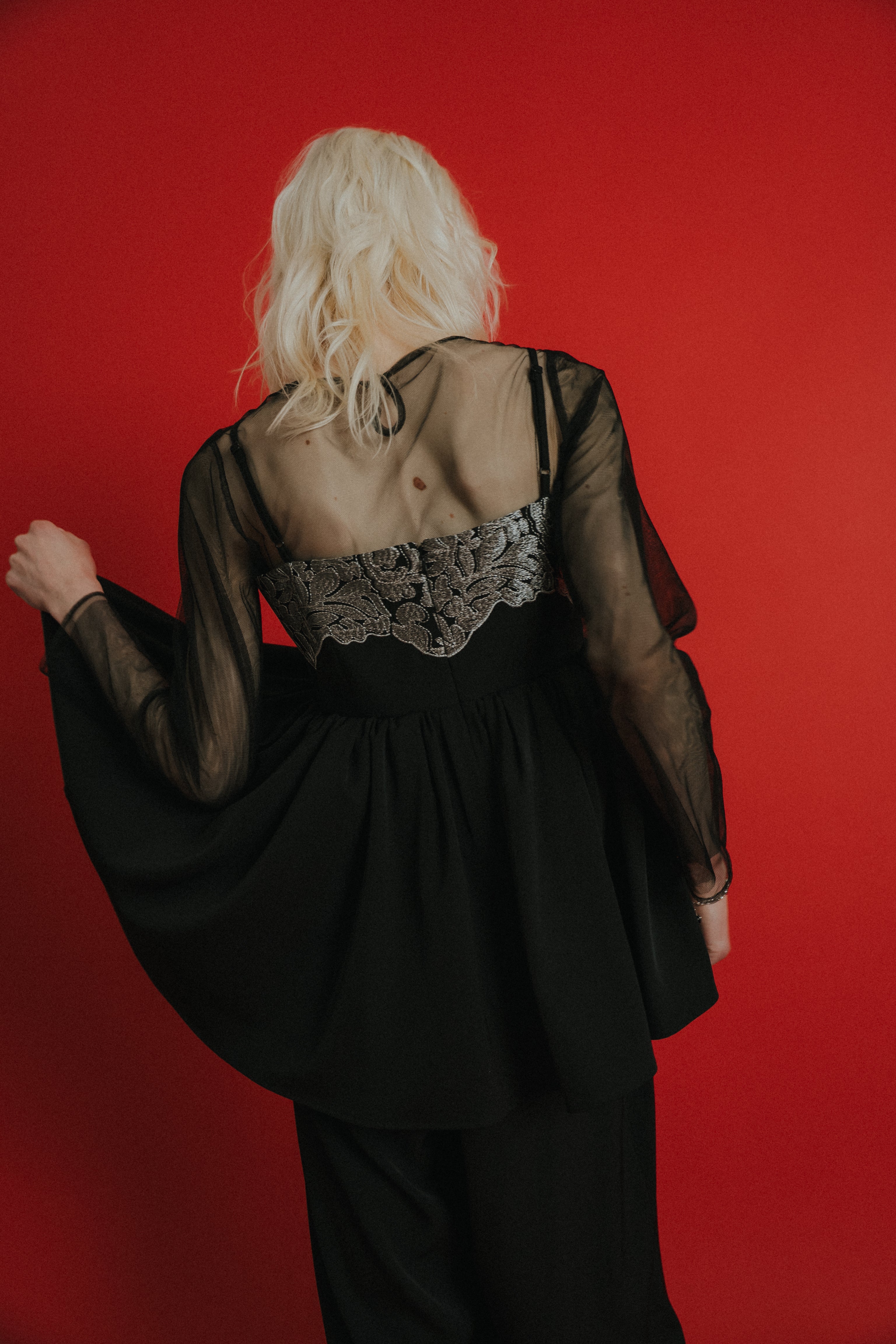 1099 Tulle Blouse