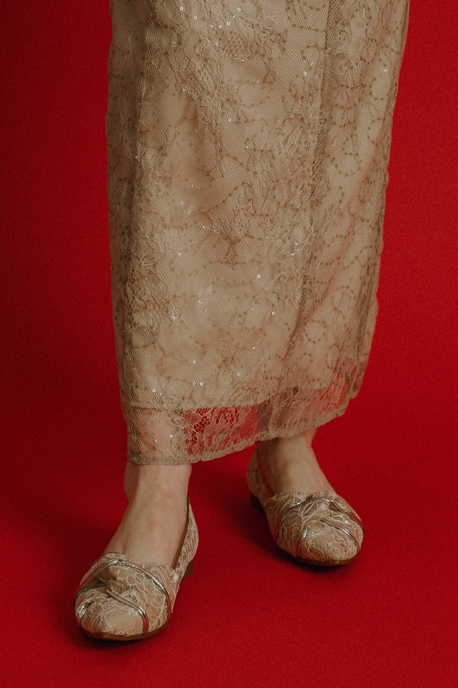 1100 Lace Flat Shoes
