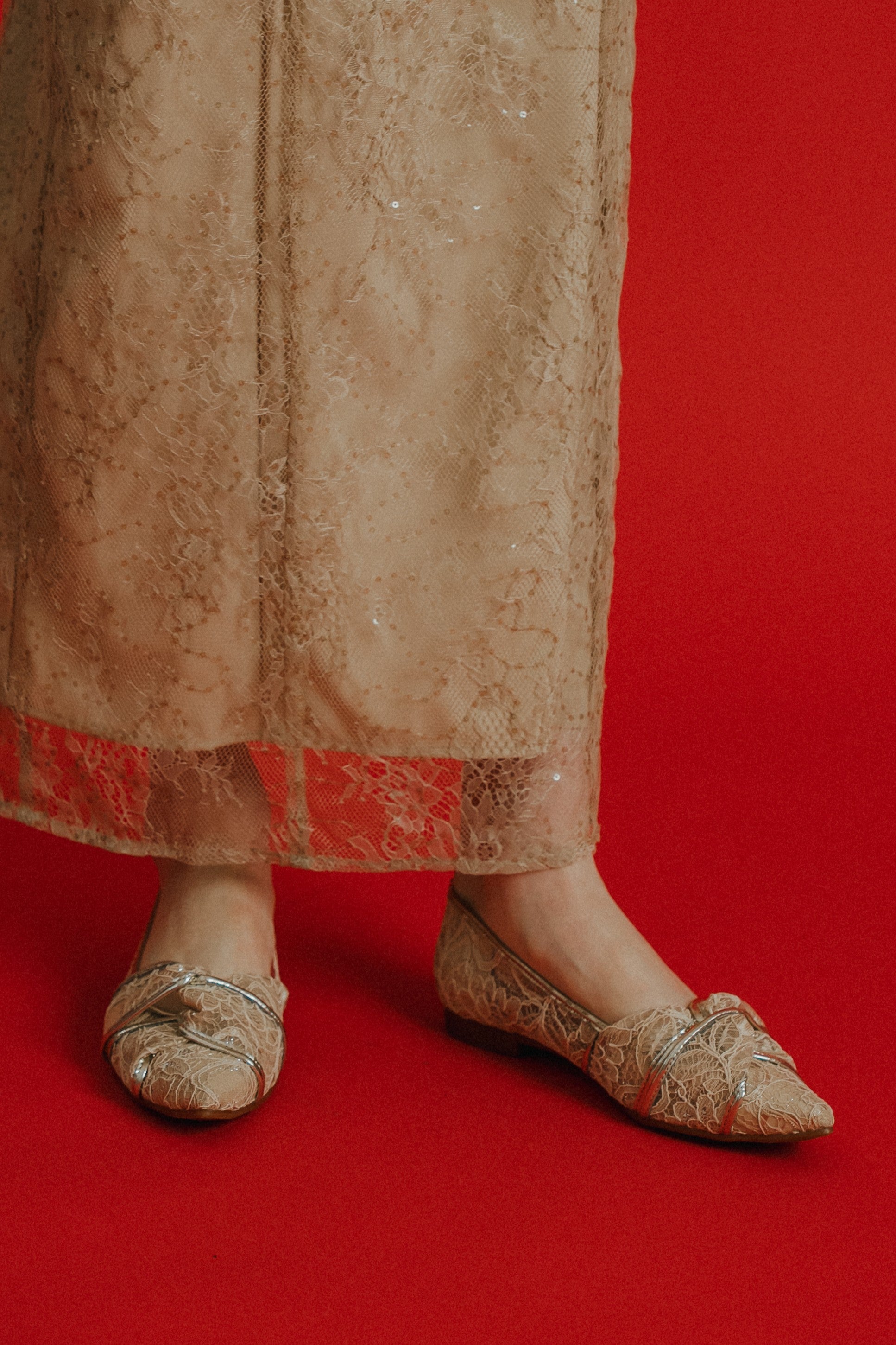 1100 Lace Flat Shoes
