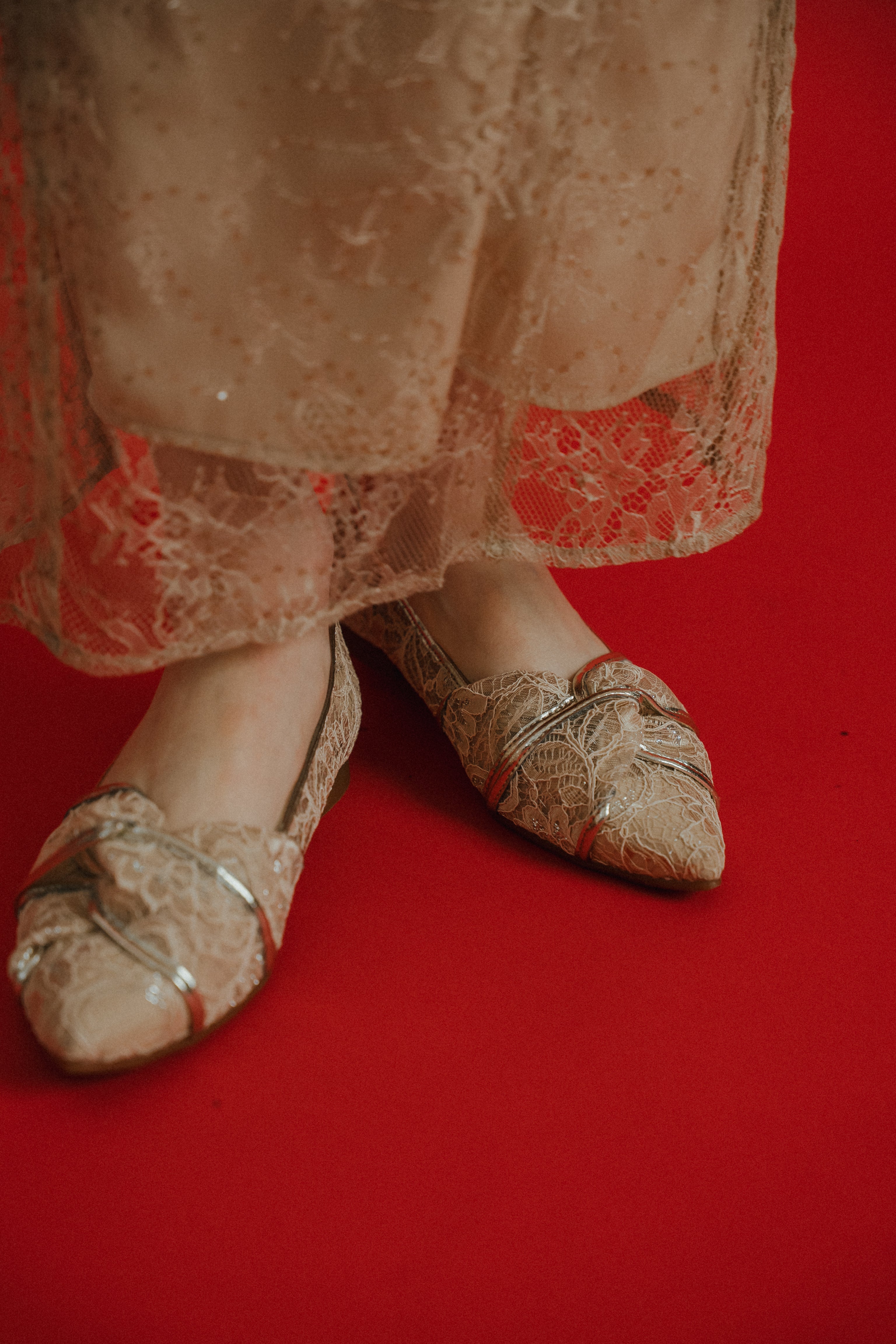 1100 Lace Flat Shoes