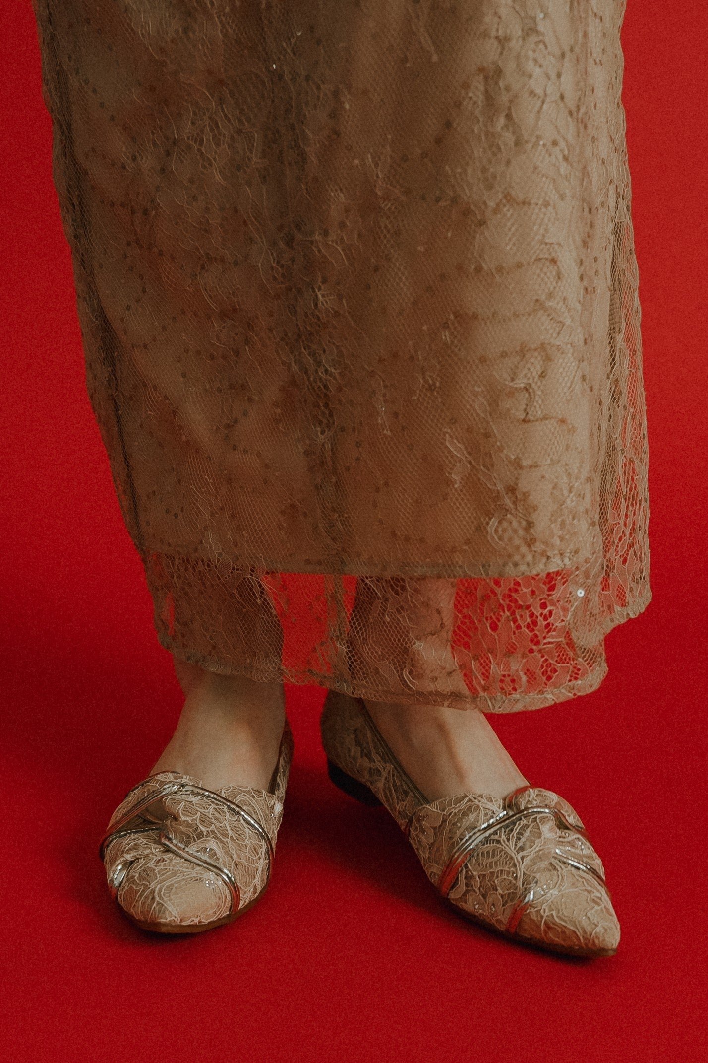 1100 Lace Flat Shoes