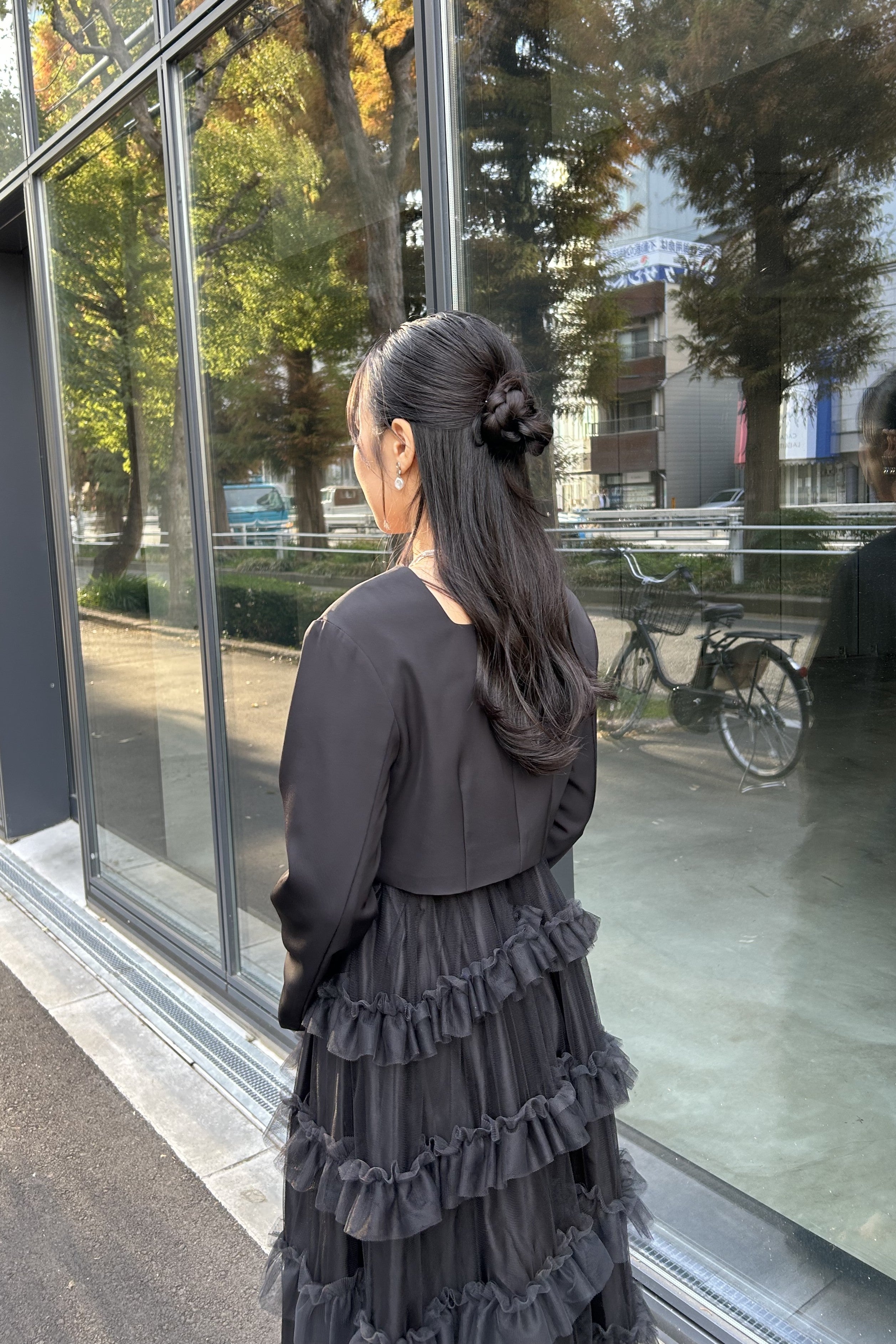 1040 Tiered tulle Skirt+JK