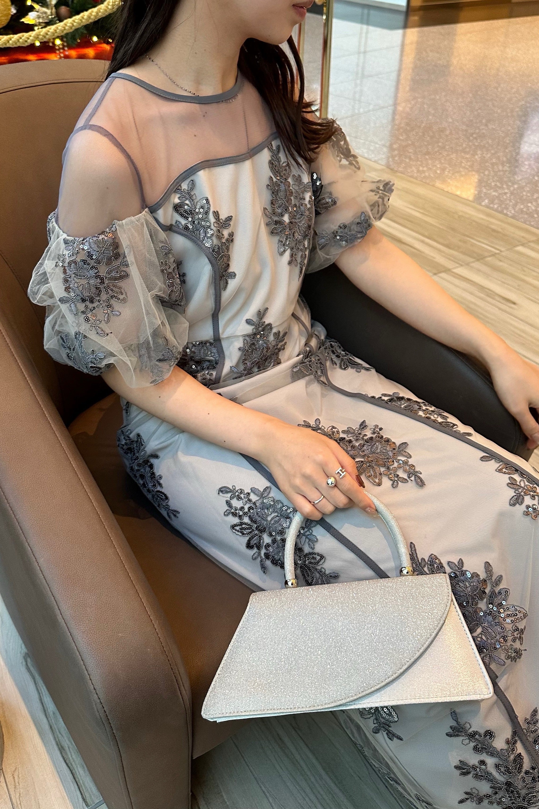 model:159cm size:M color:グレー