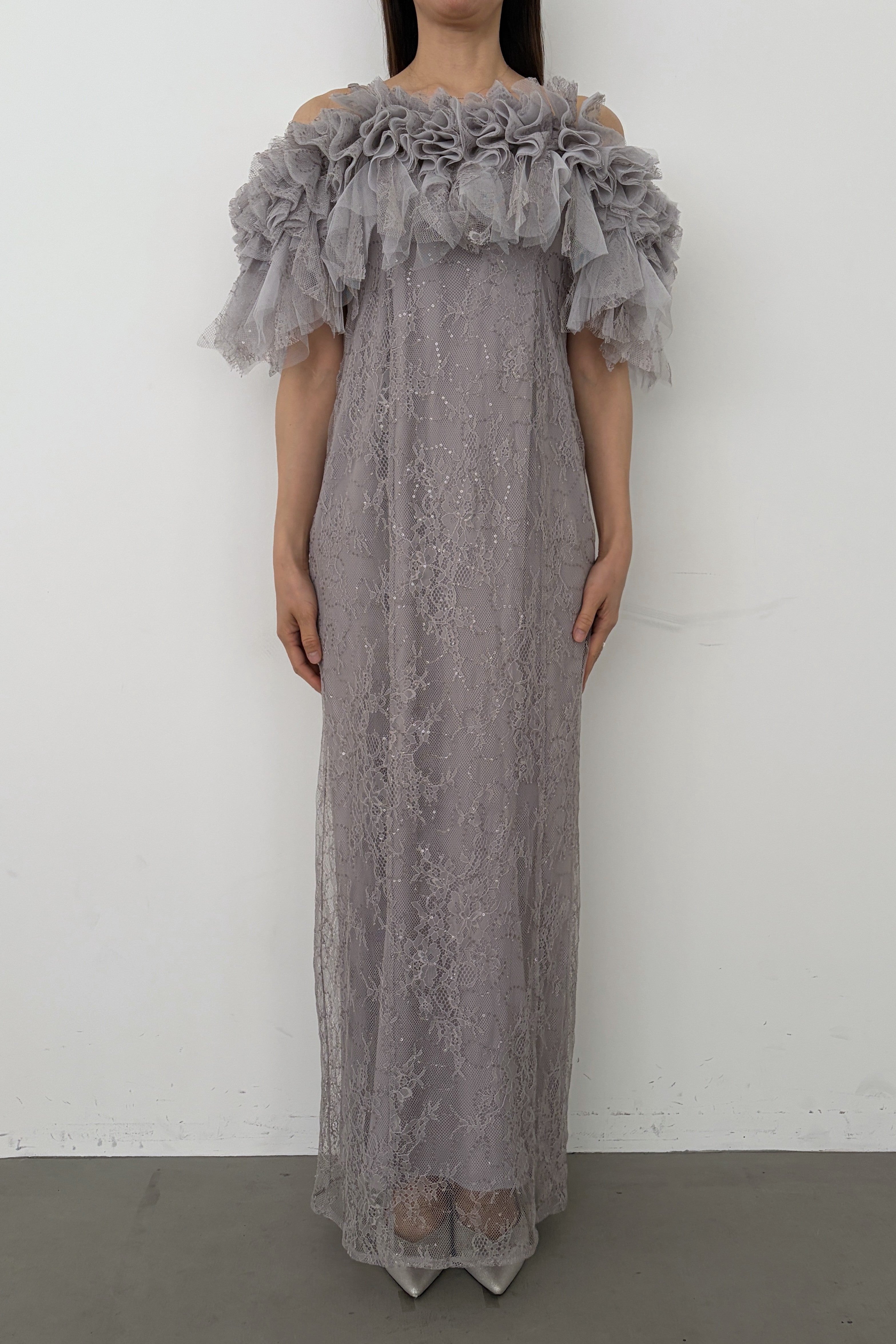 model:164cm size:L color:グレー
