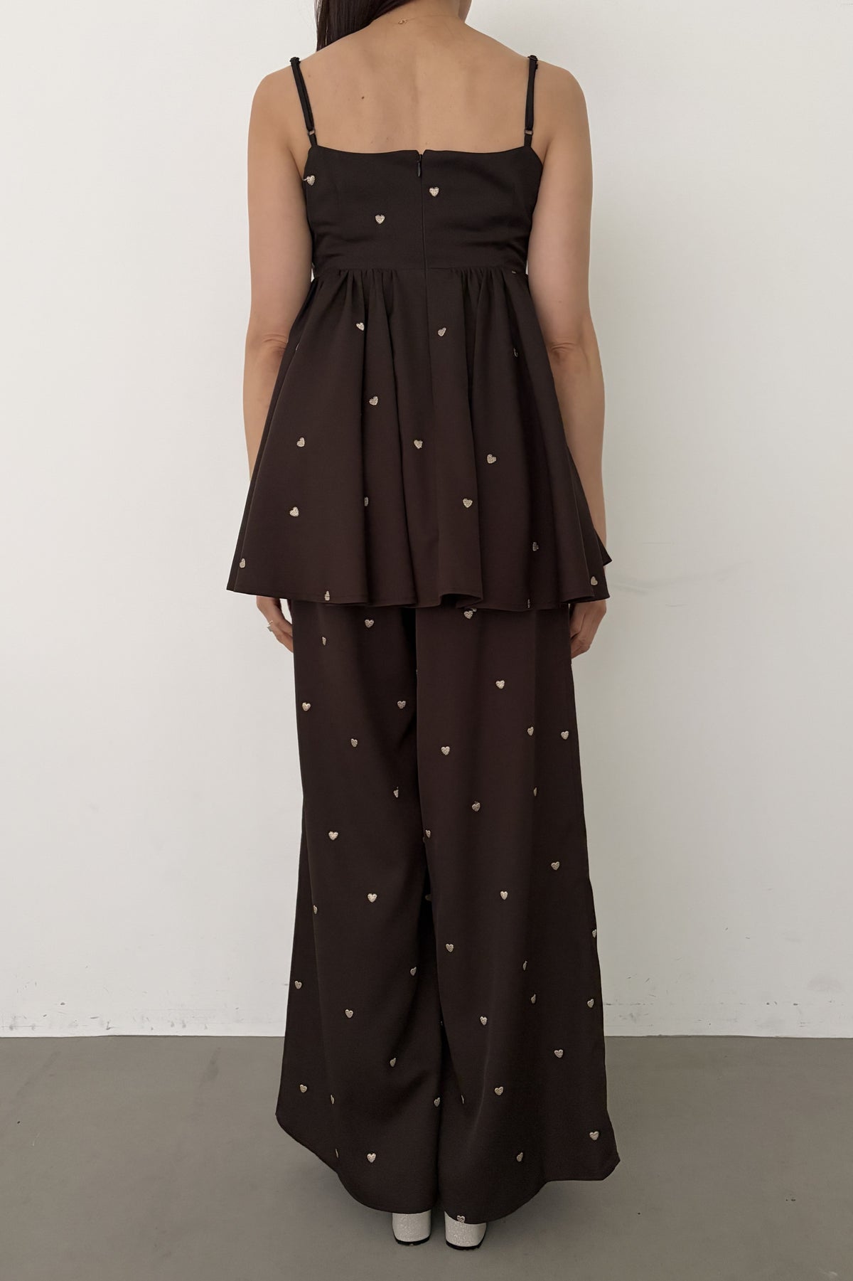 model:164cm size:M color:ブラウン