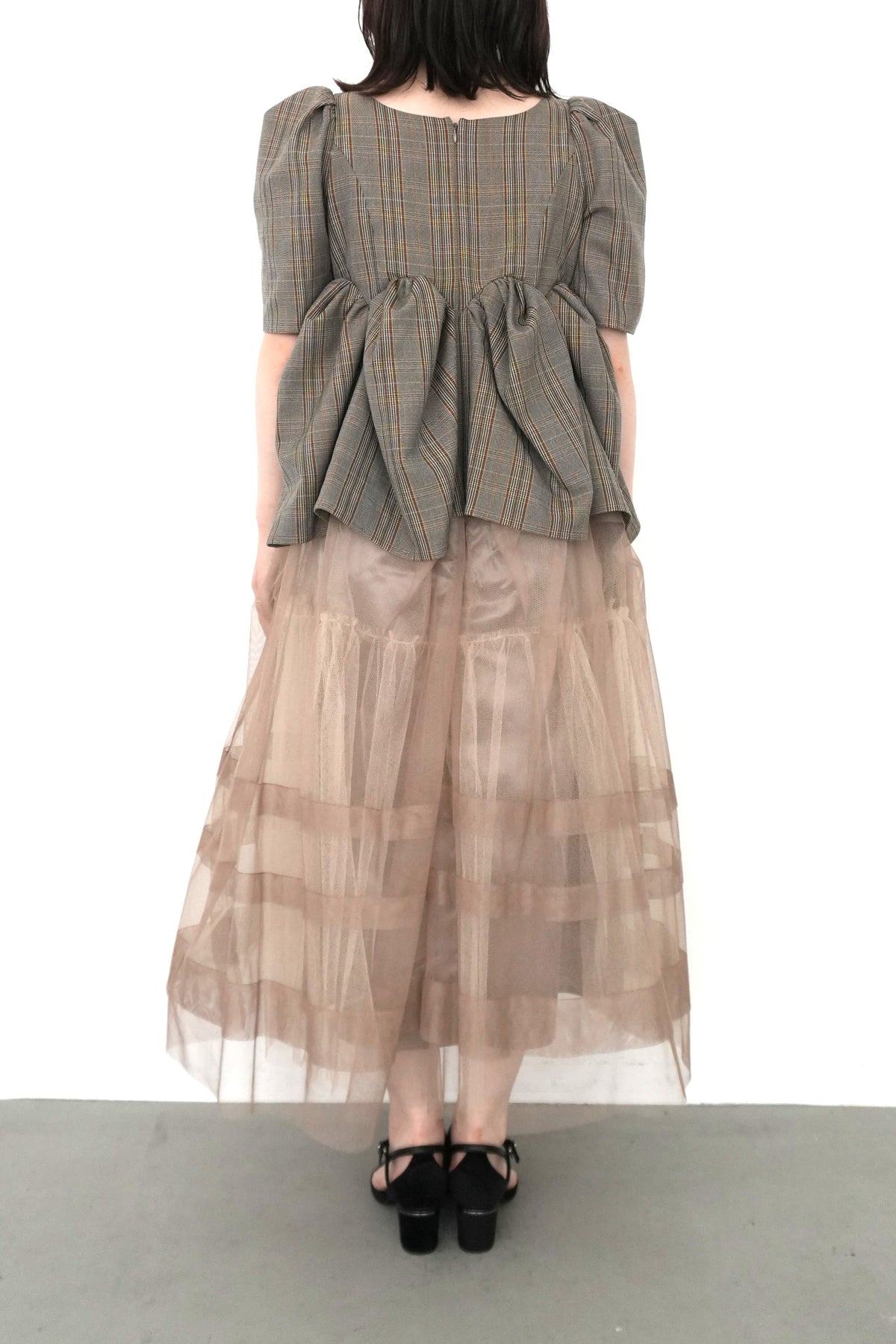 model:153cm size:S color:ベージュ