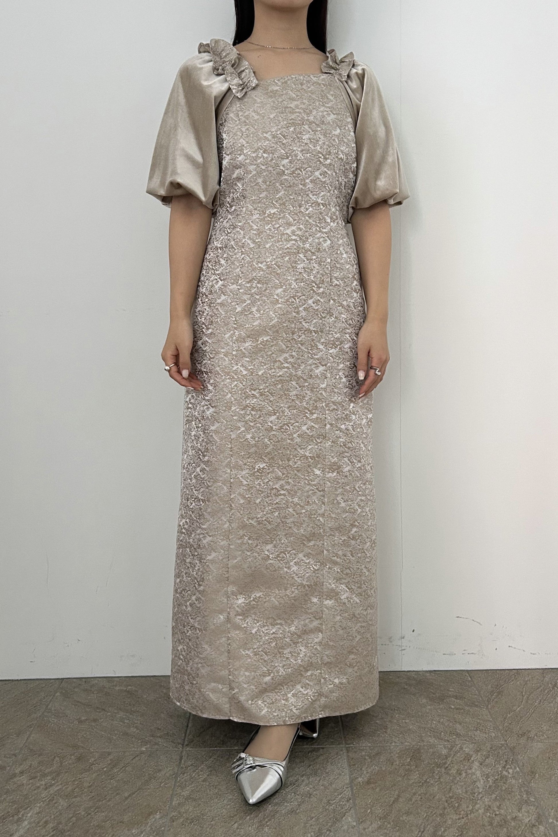 model:159cm size:M color:ブルーグレー