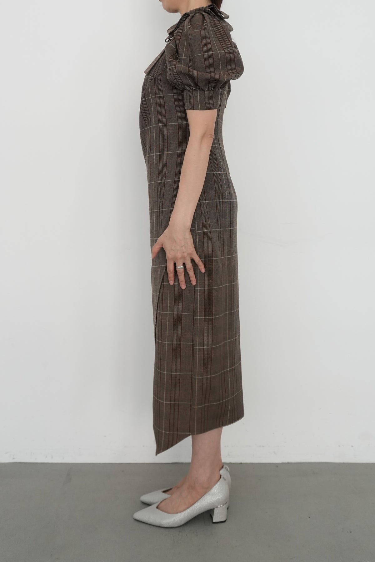 model:164cm size:S color:ブラウン