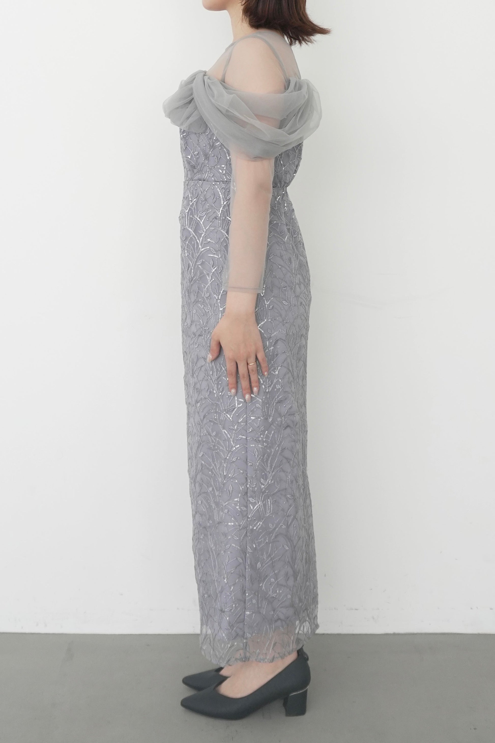 model:153cm size:S color:グレー