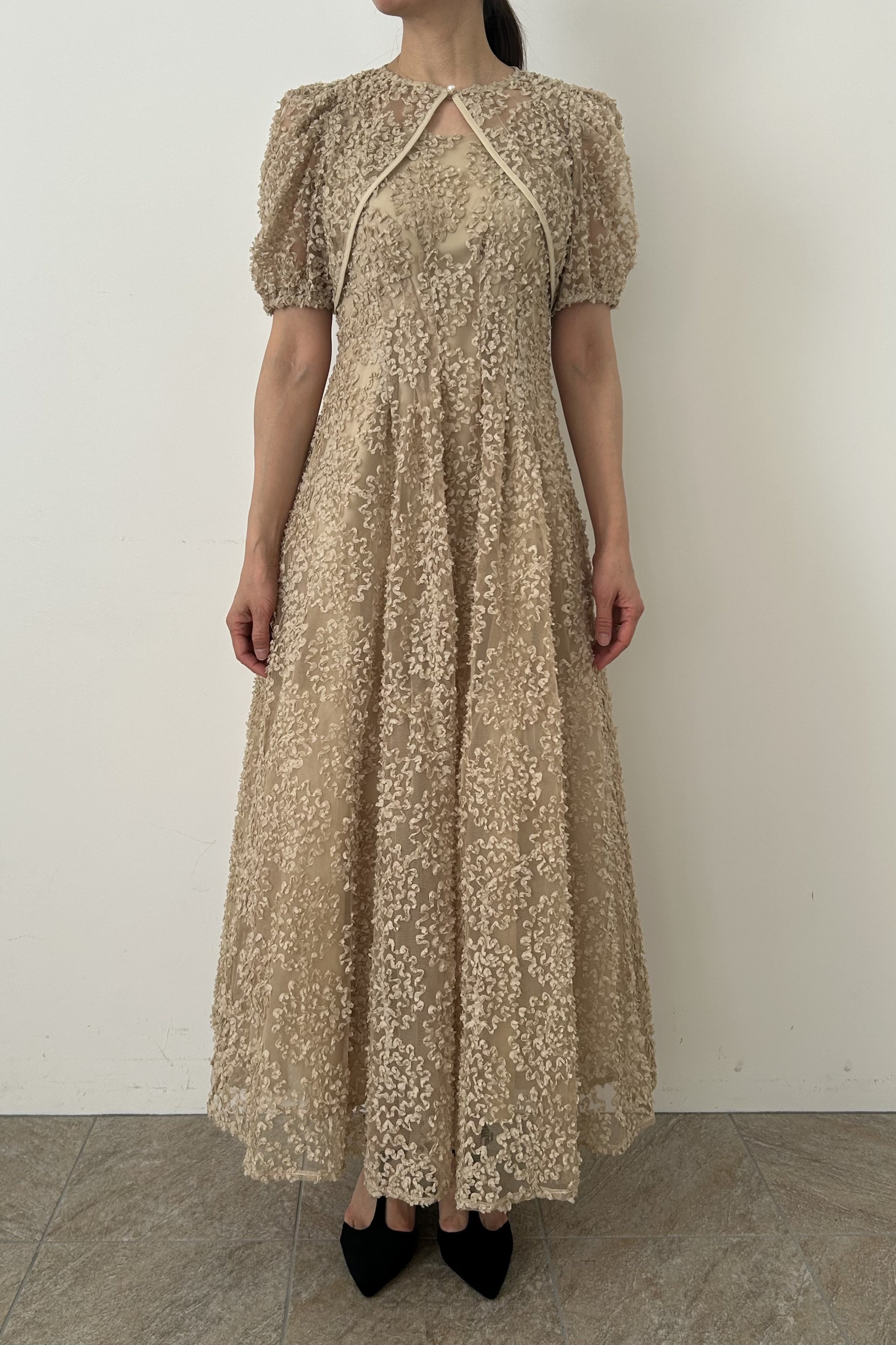 model:164cm size:L color:イエロー