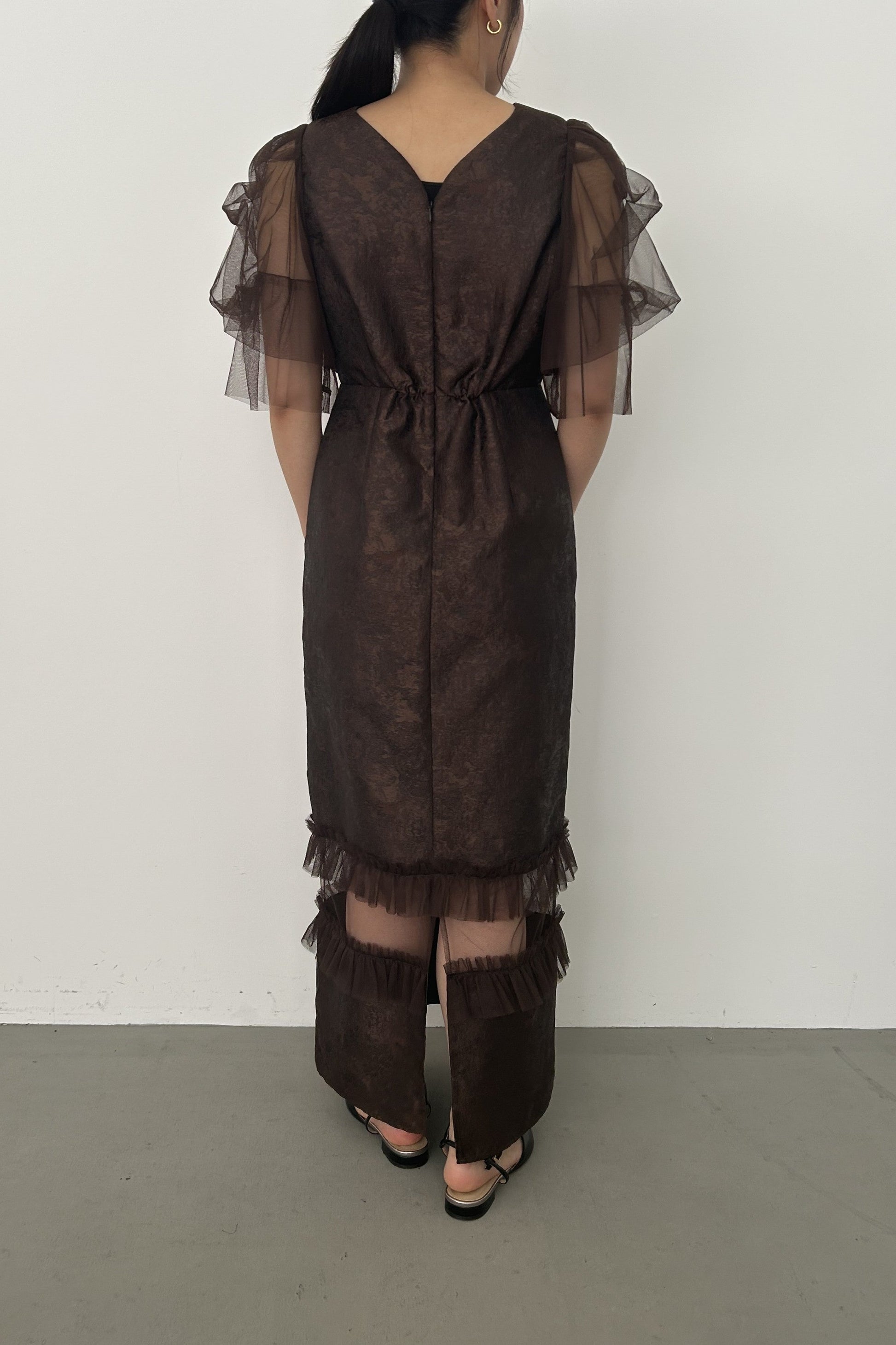 model:155cm size:M color:ブラウン