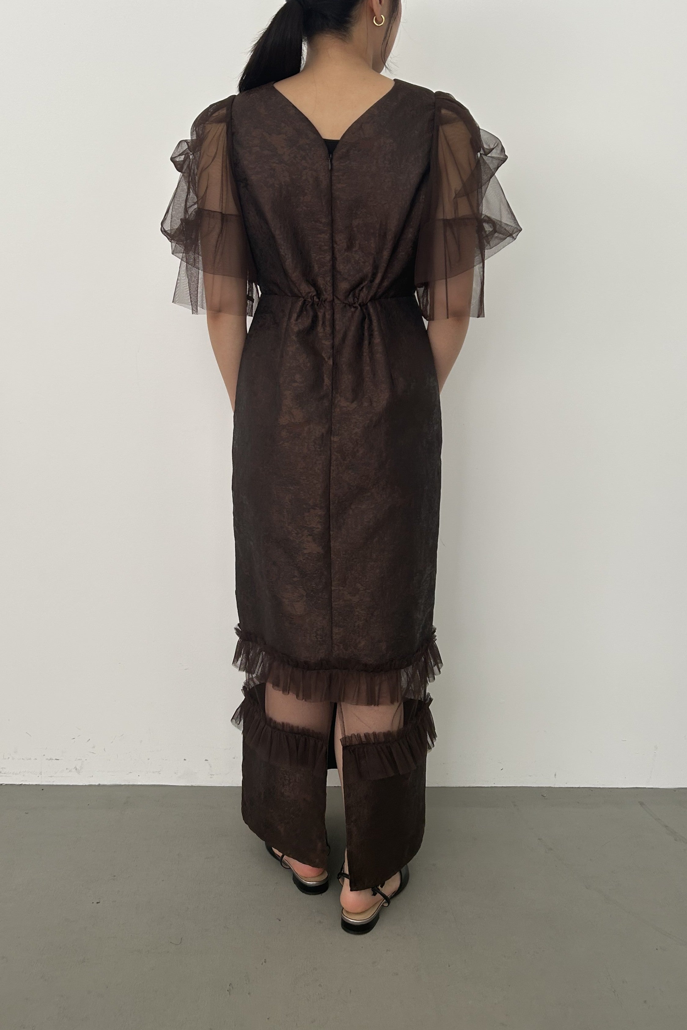 model:155cm size:M color:ブラウン