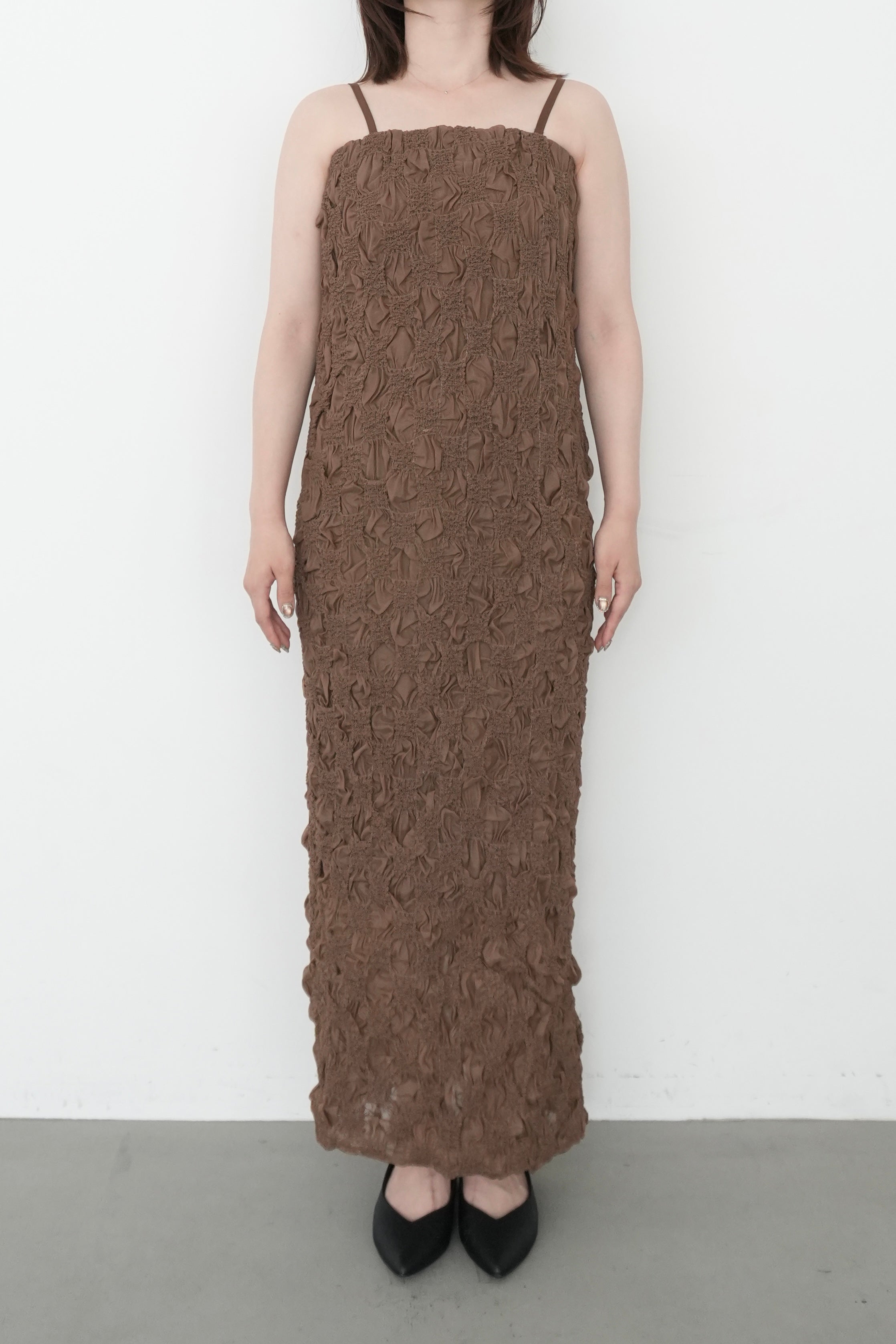 model:153cm size:S color:キャメル
