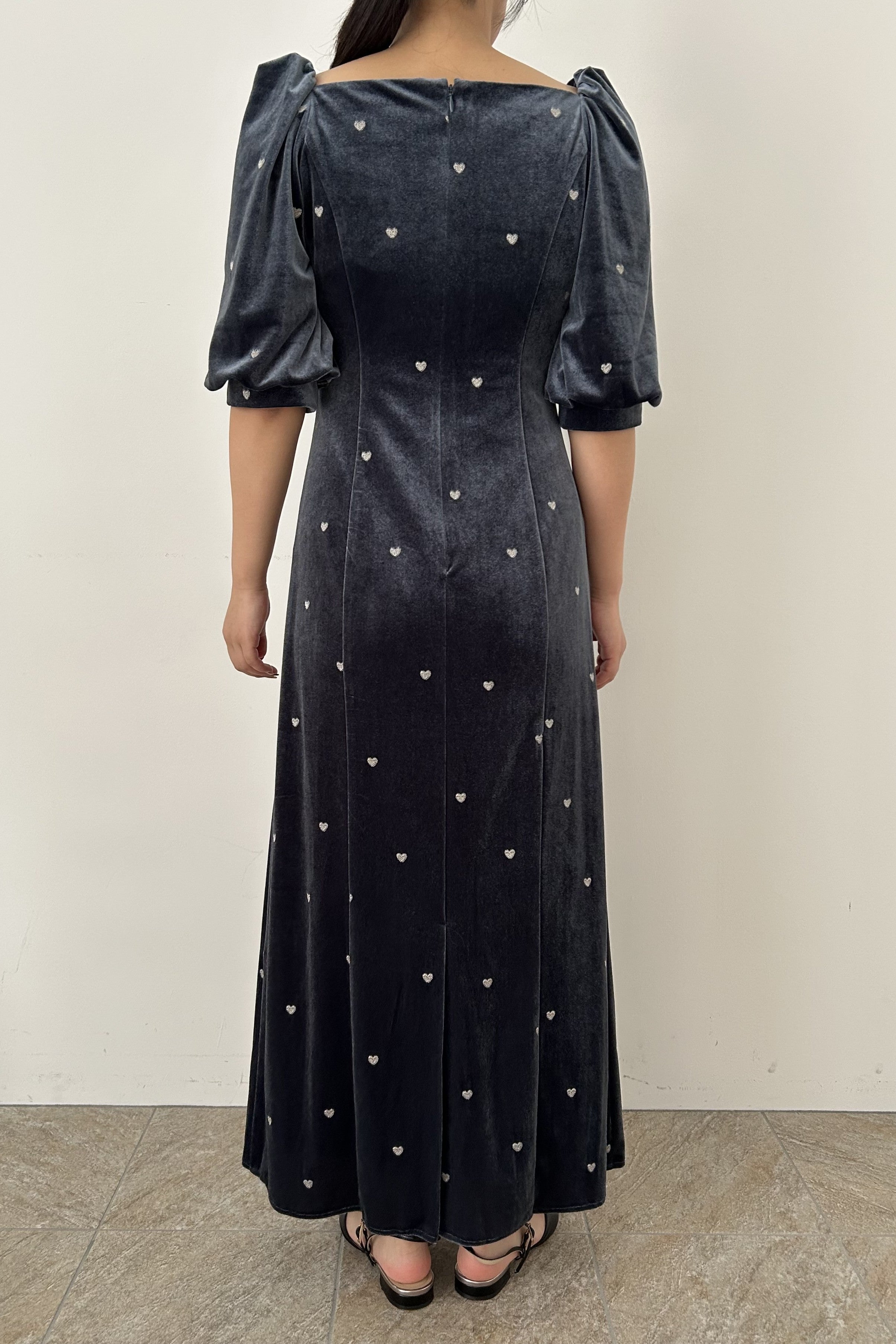 model:155cm size:S color:ブルー