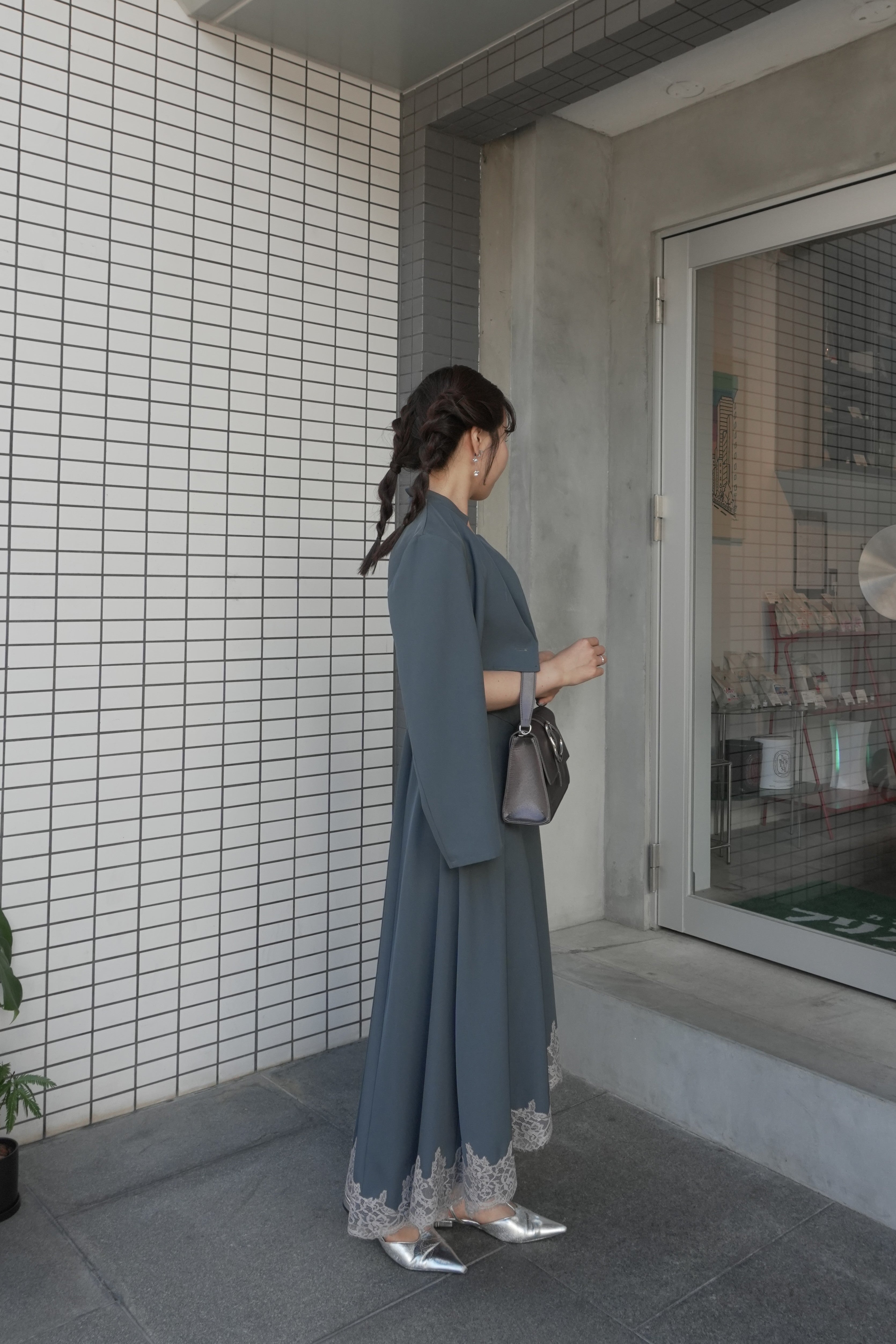 model:159cm size:M color:ブルー