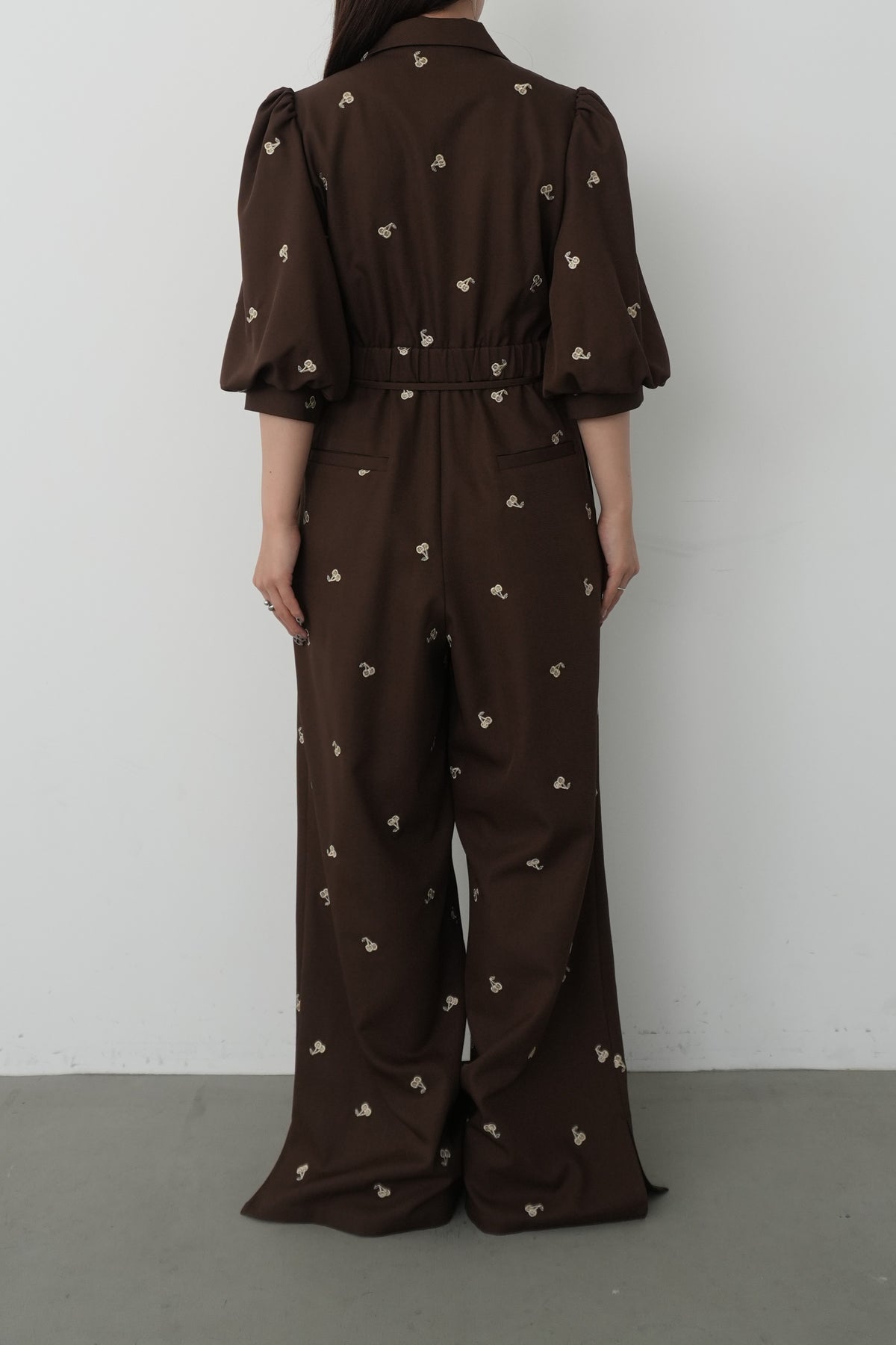 model:159cm size:L color:ブラウン