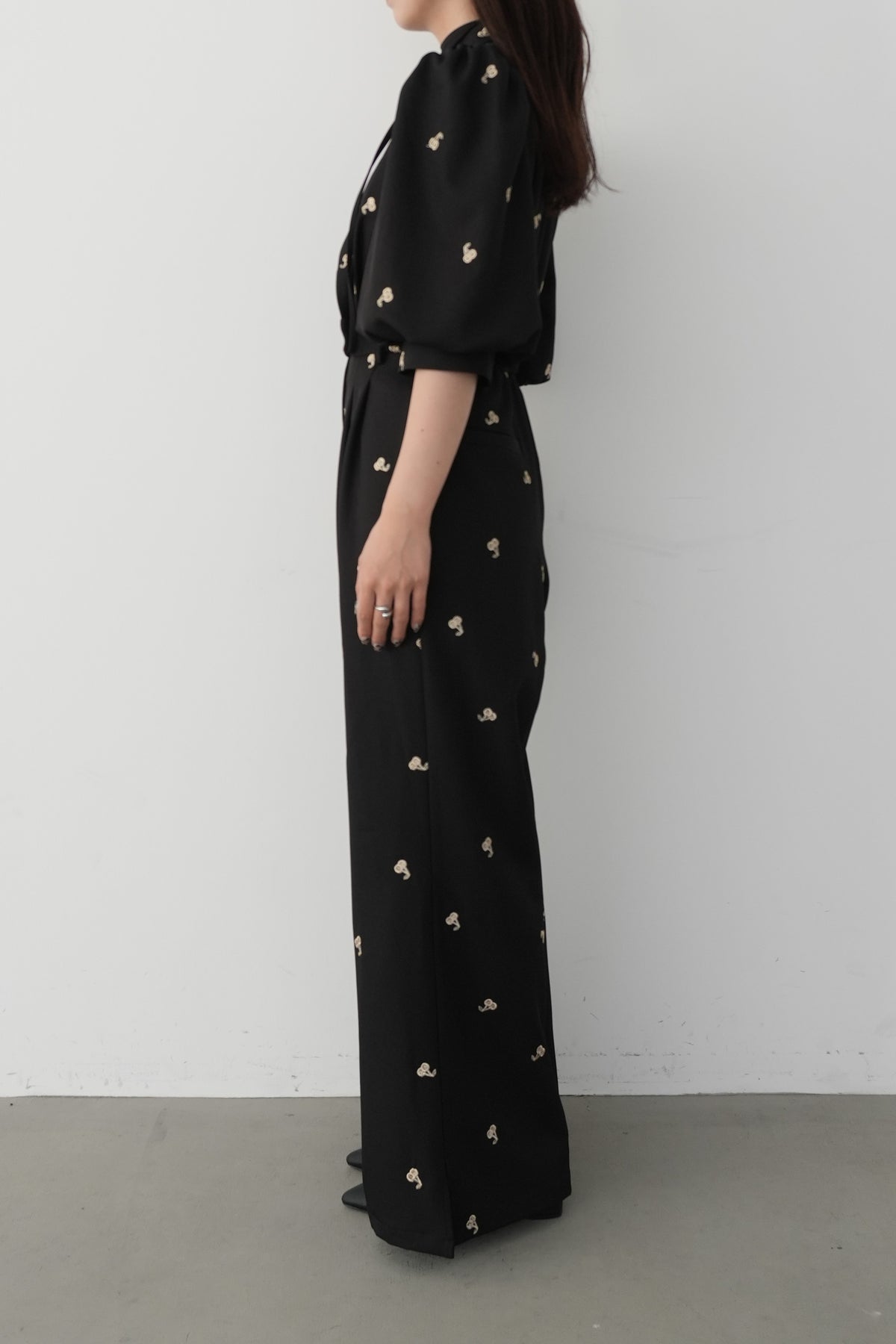 model:159cm size:M color:ブラック