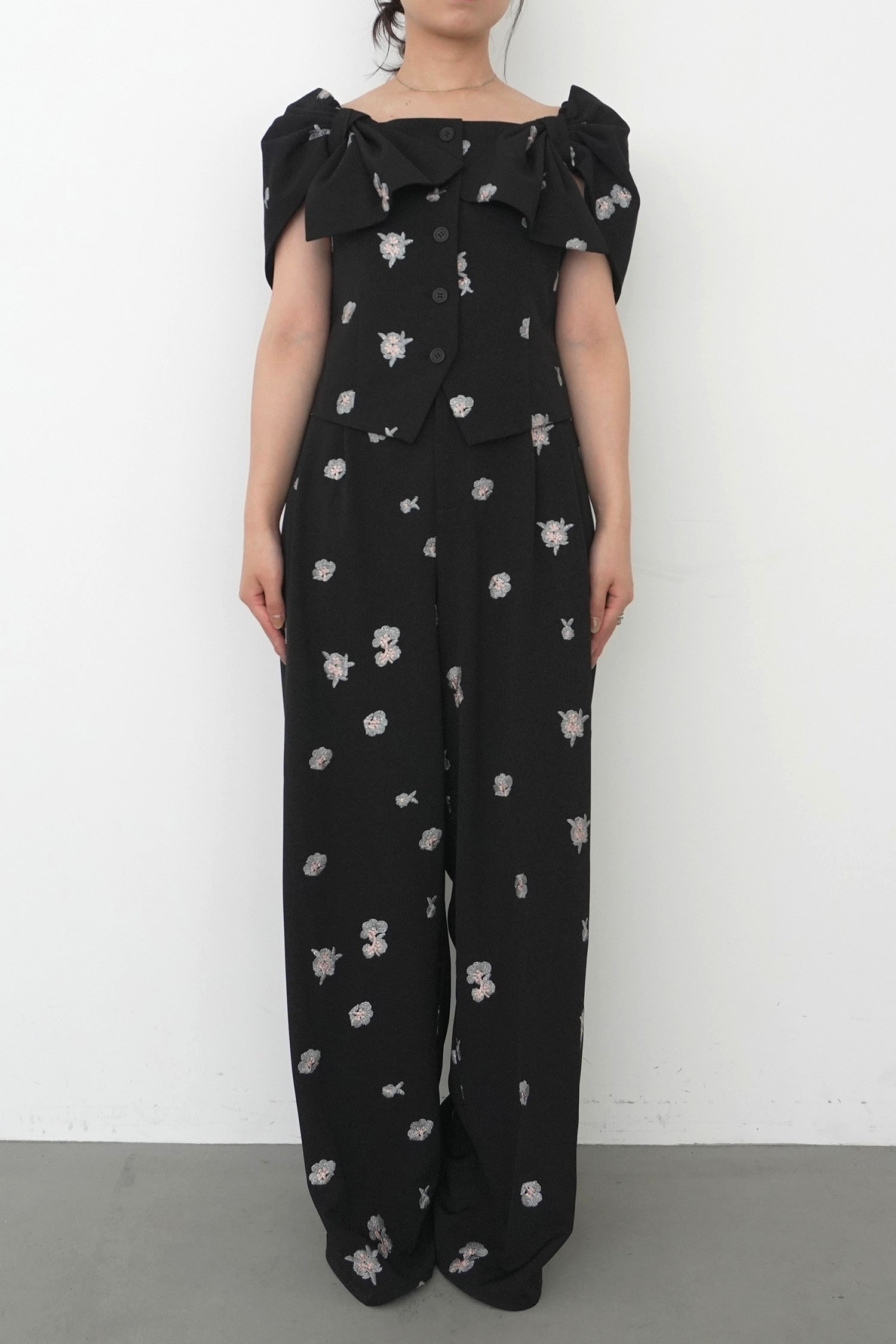 model:159cm size:L color:ブラック