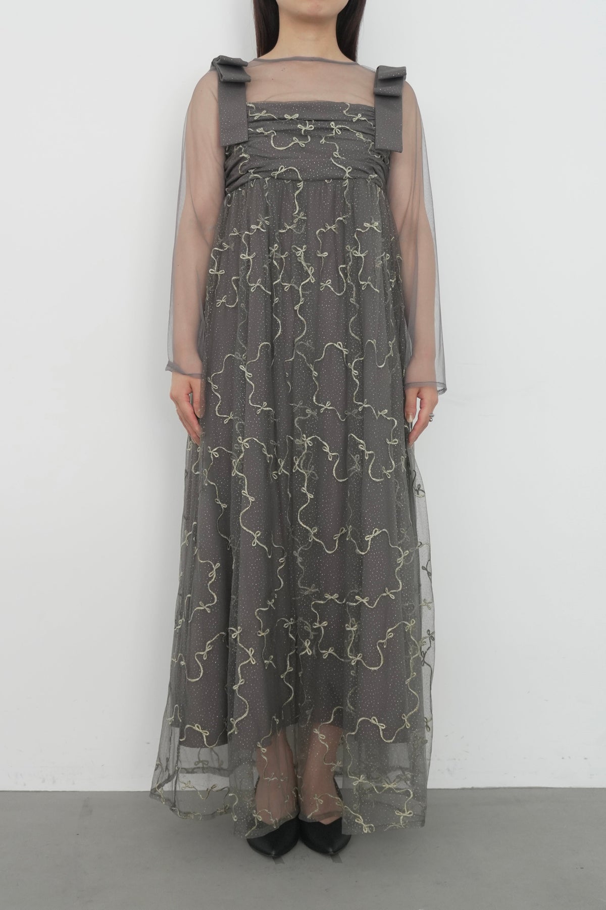 model:159cm size:M color:グレー