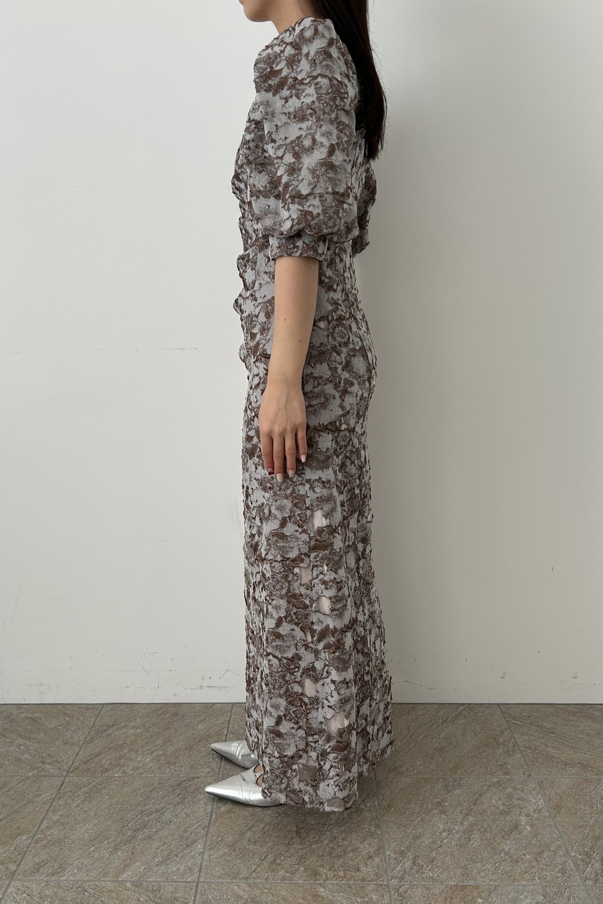 model:159cm size:M color:ブラウン