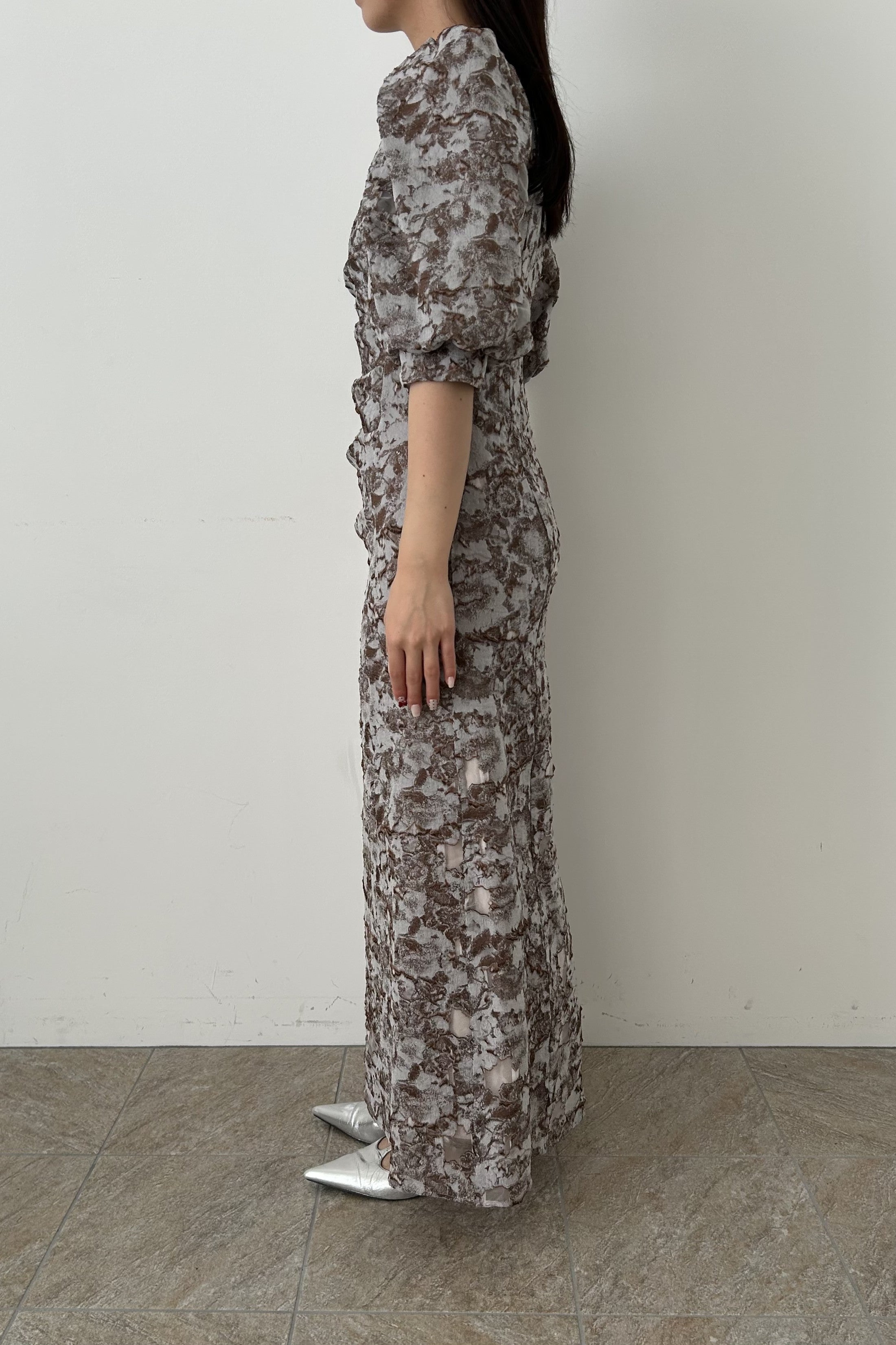 model:159cm size:M color:ブラウン