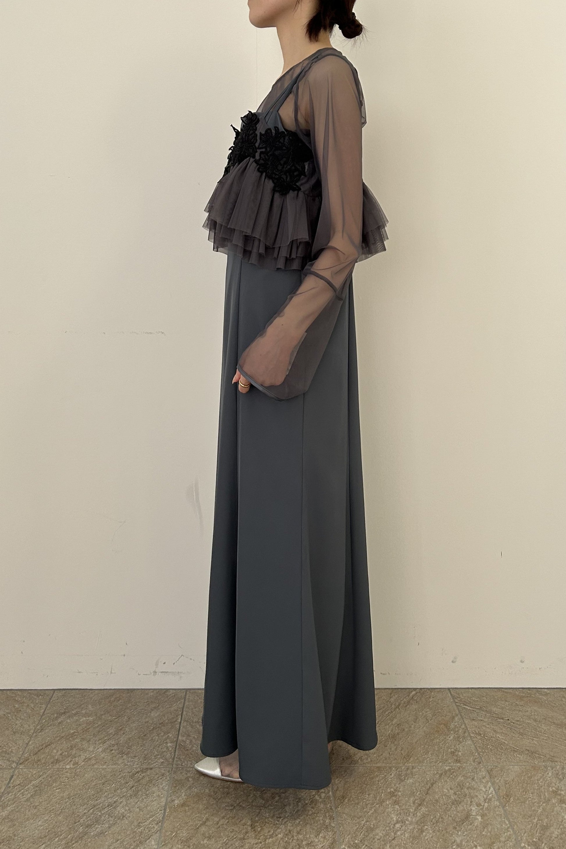 model:160cm size:M color:ブルー