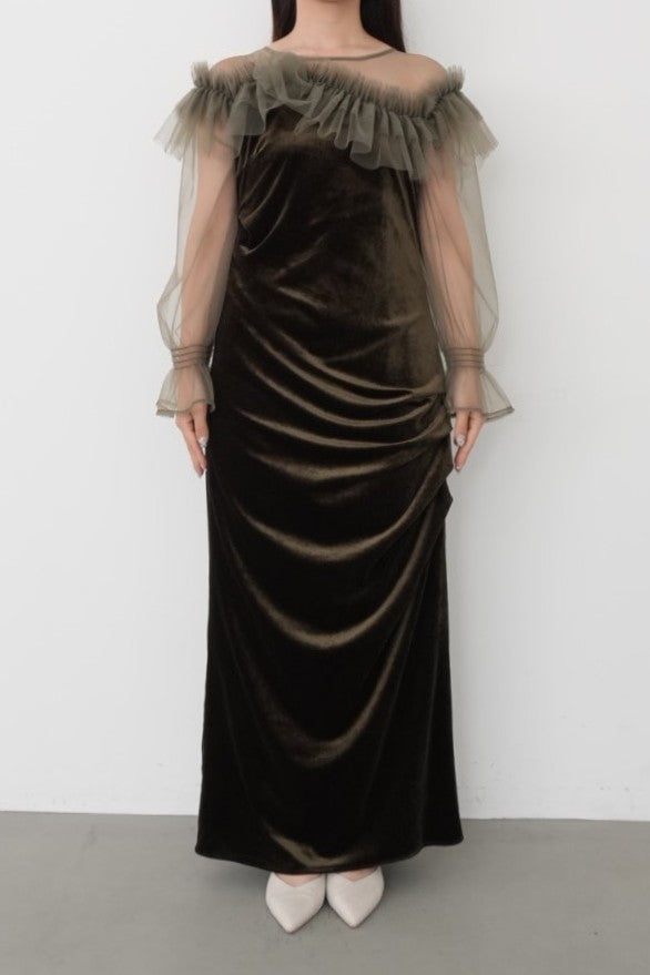 model:159cm size:L color:オリーブ