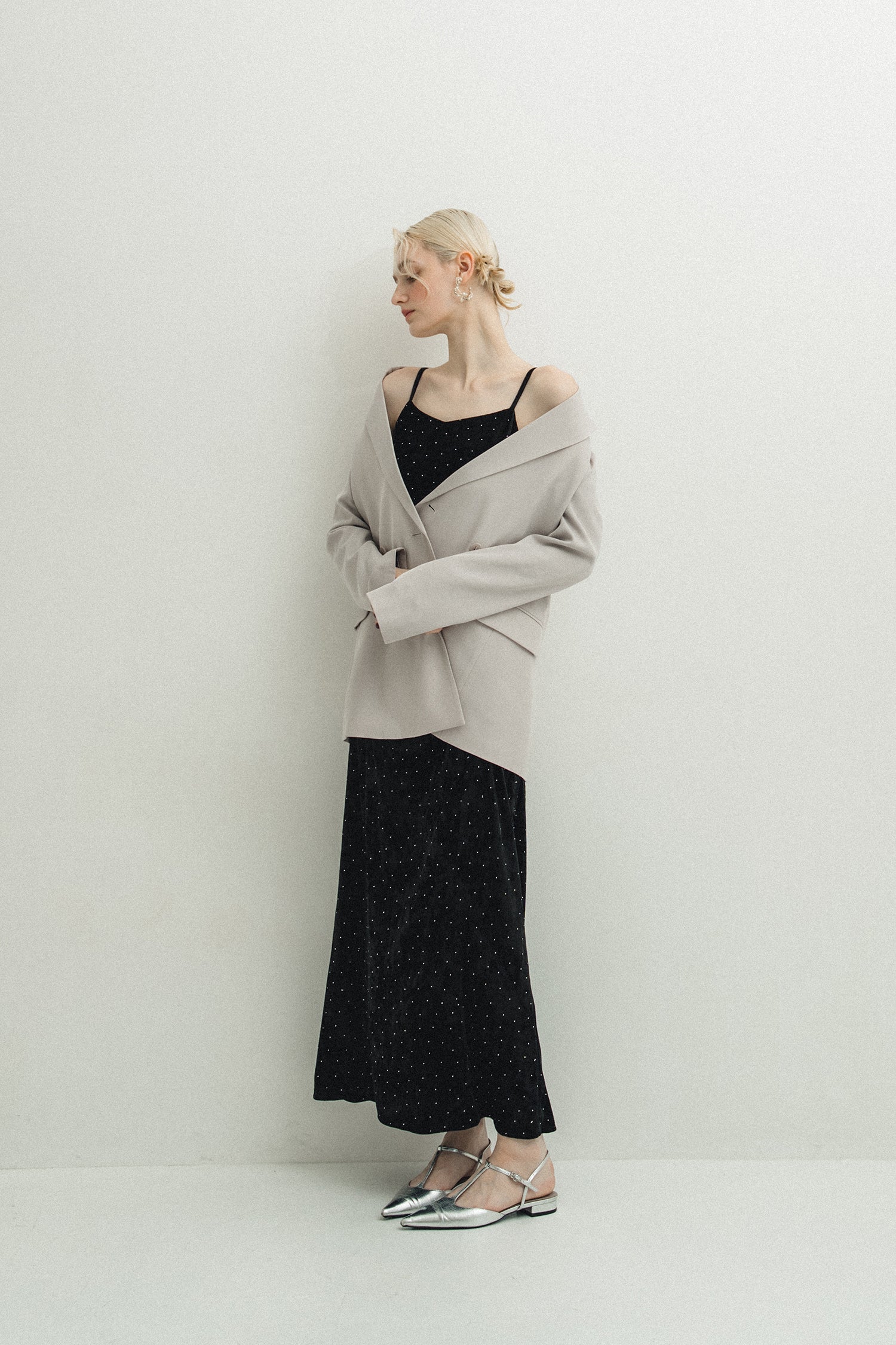 model:174cm size:モデルサイズ color:ブラック