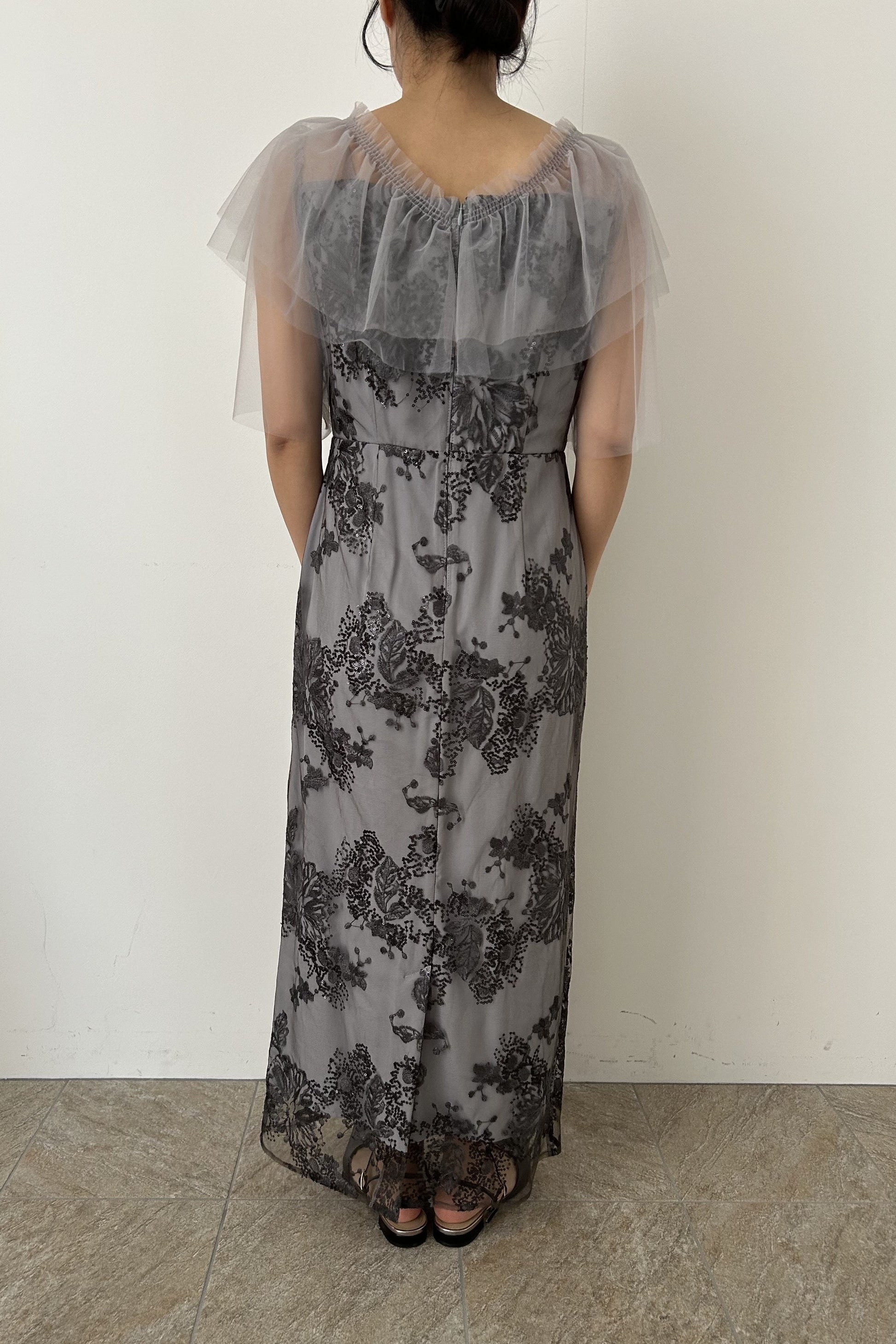 model:155cm size:M color:グレー
