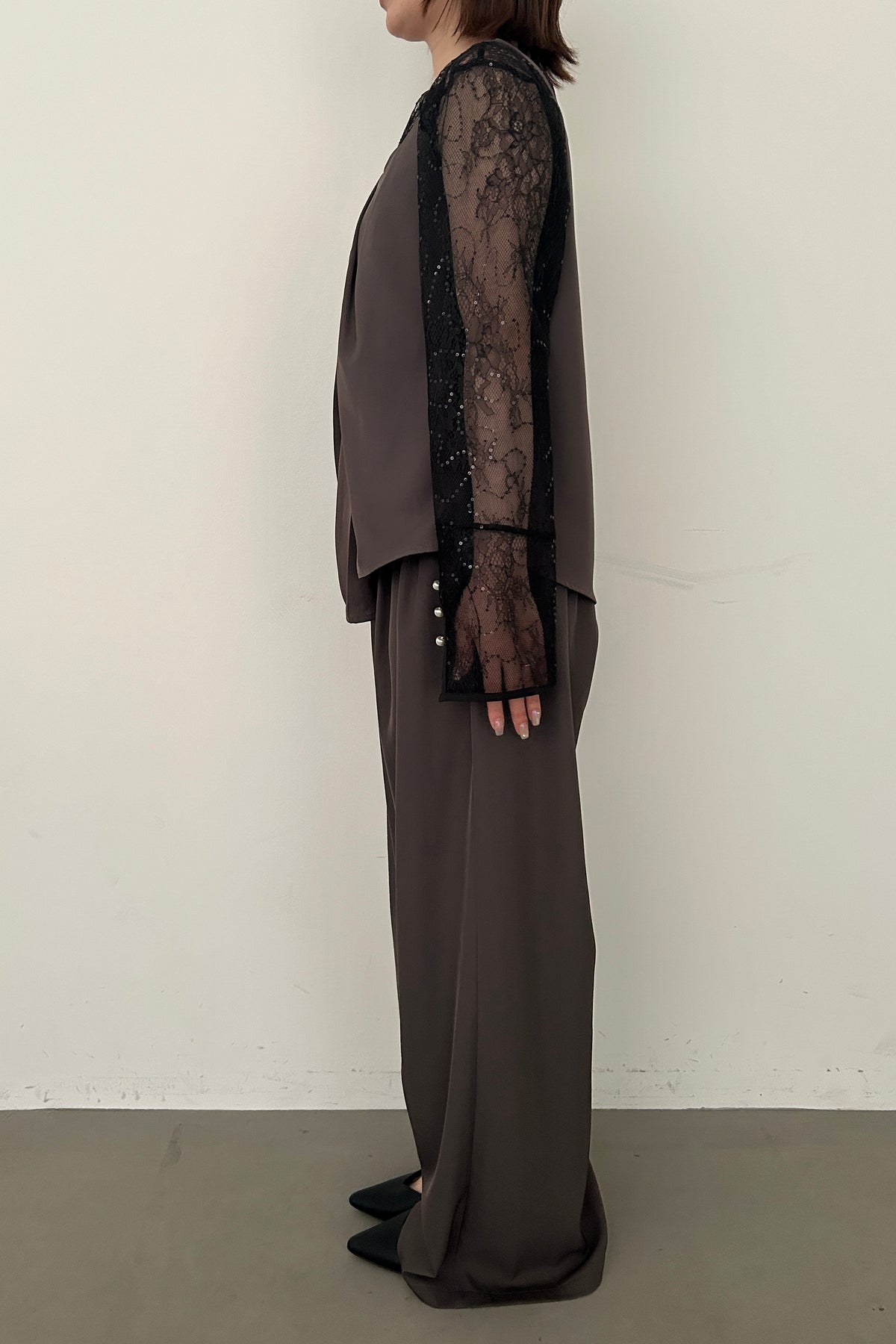 model:153cm size:M color:ブラウン