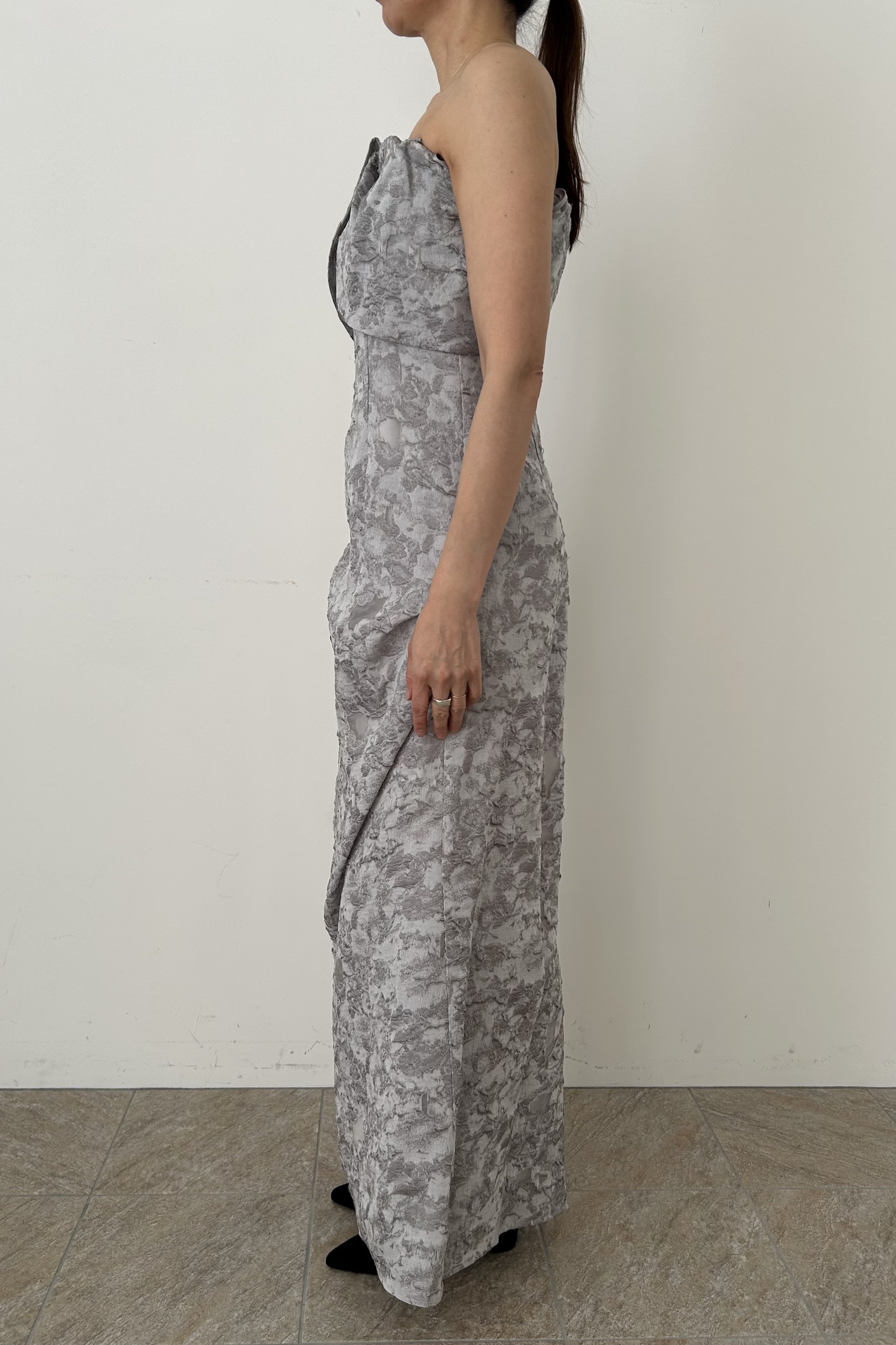 model:164cm size:L color:グレー