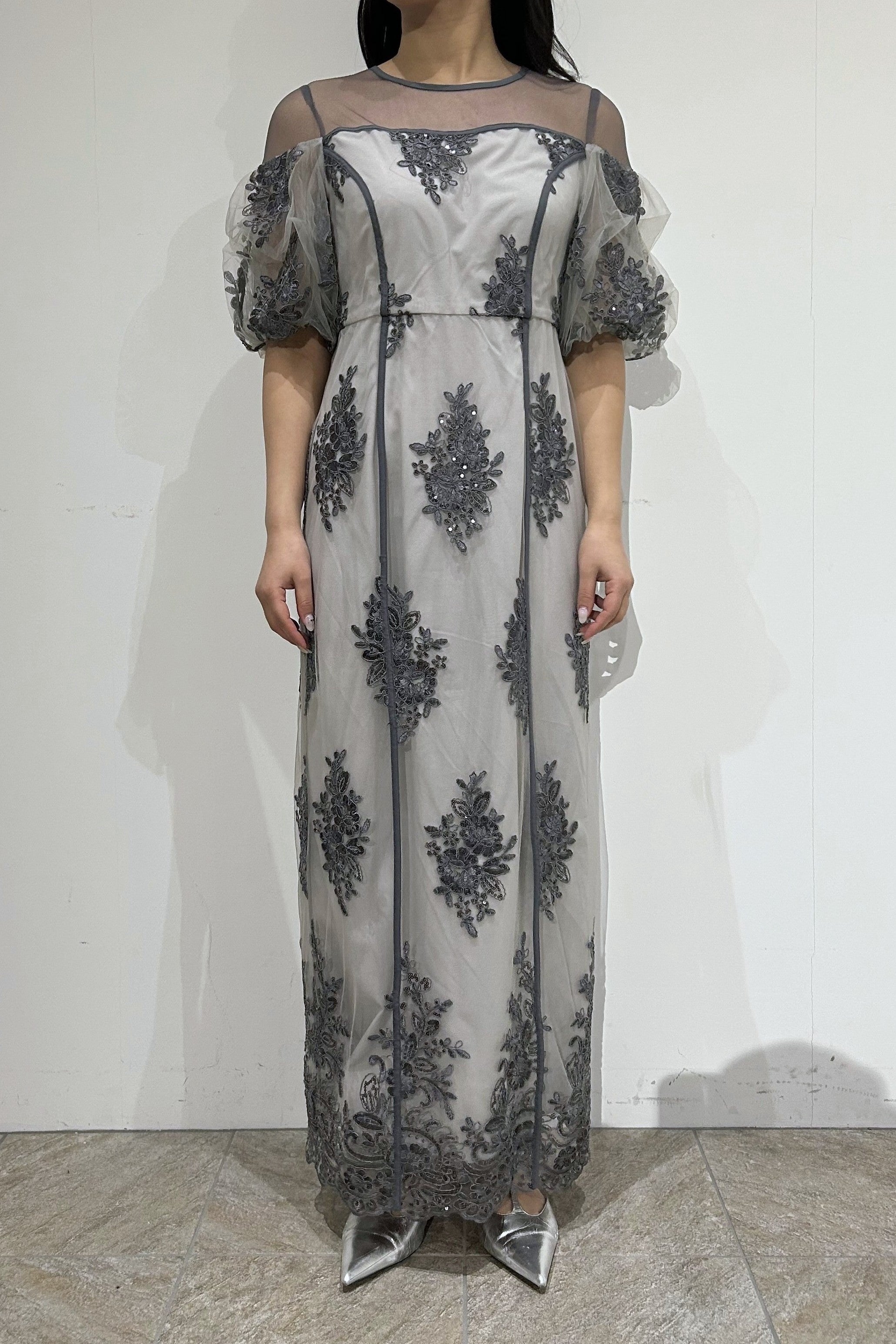 model:155cm size:M color:グレー