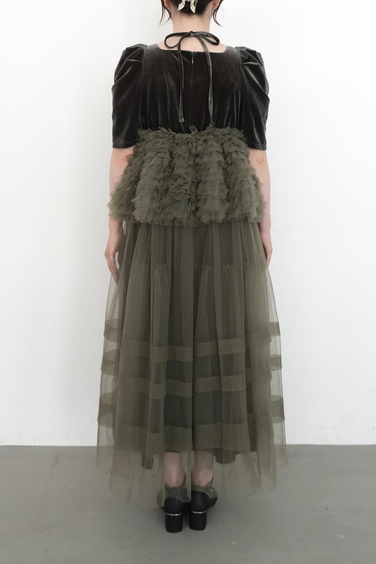 model:153cm size:S color:オリーブ