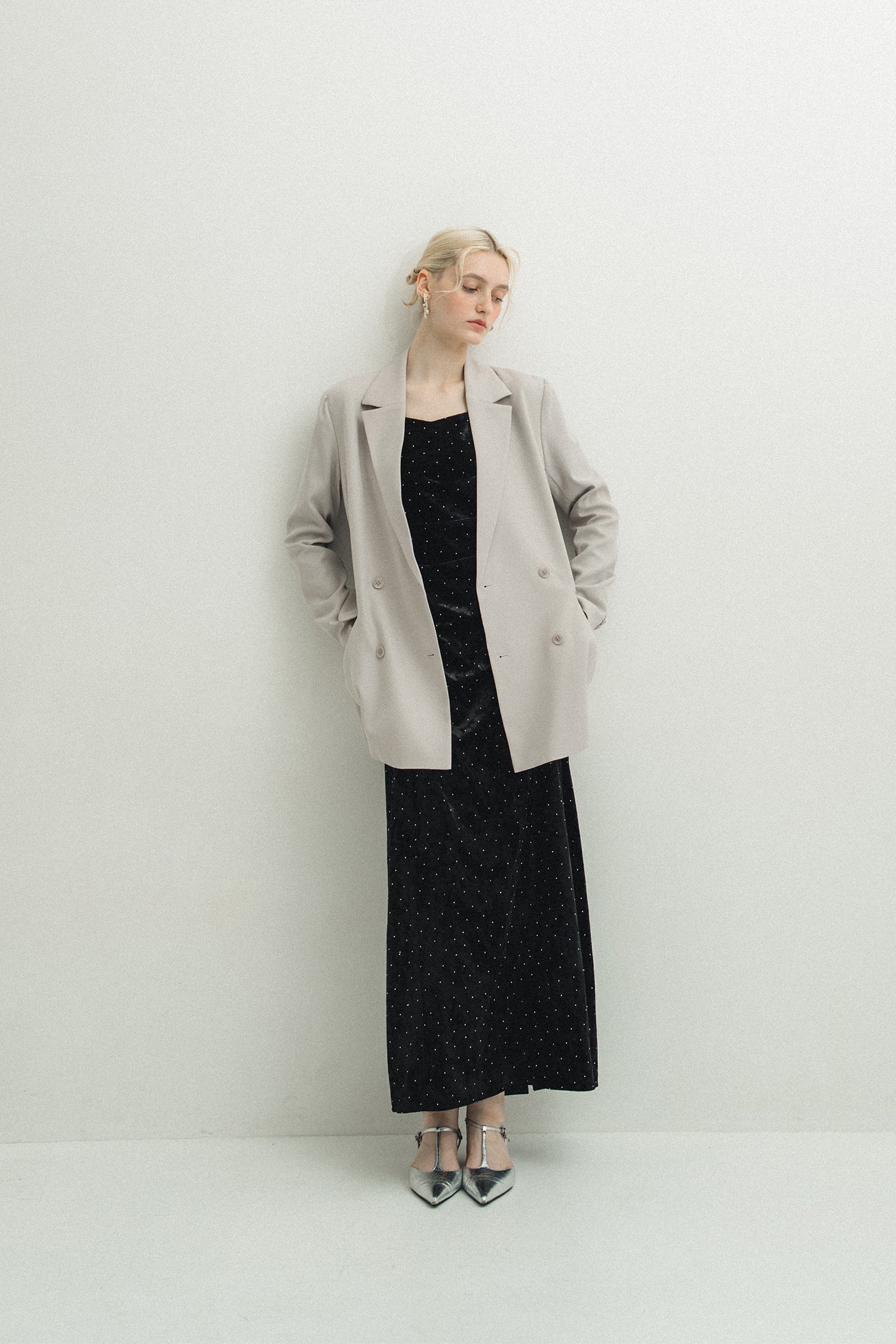 model:174cm size:モデルサイズ color:ブラック