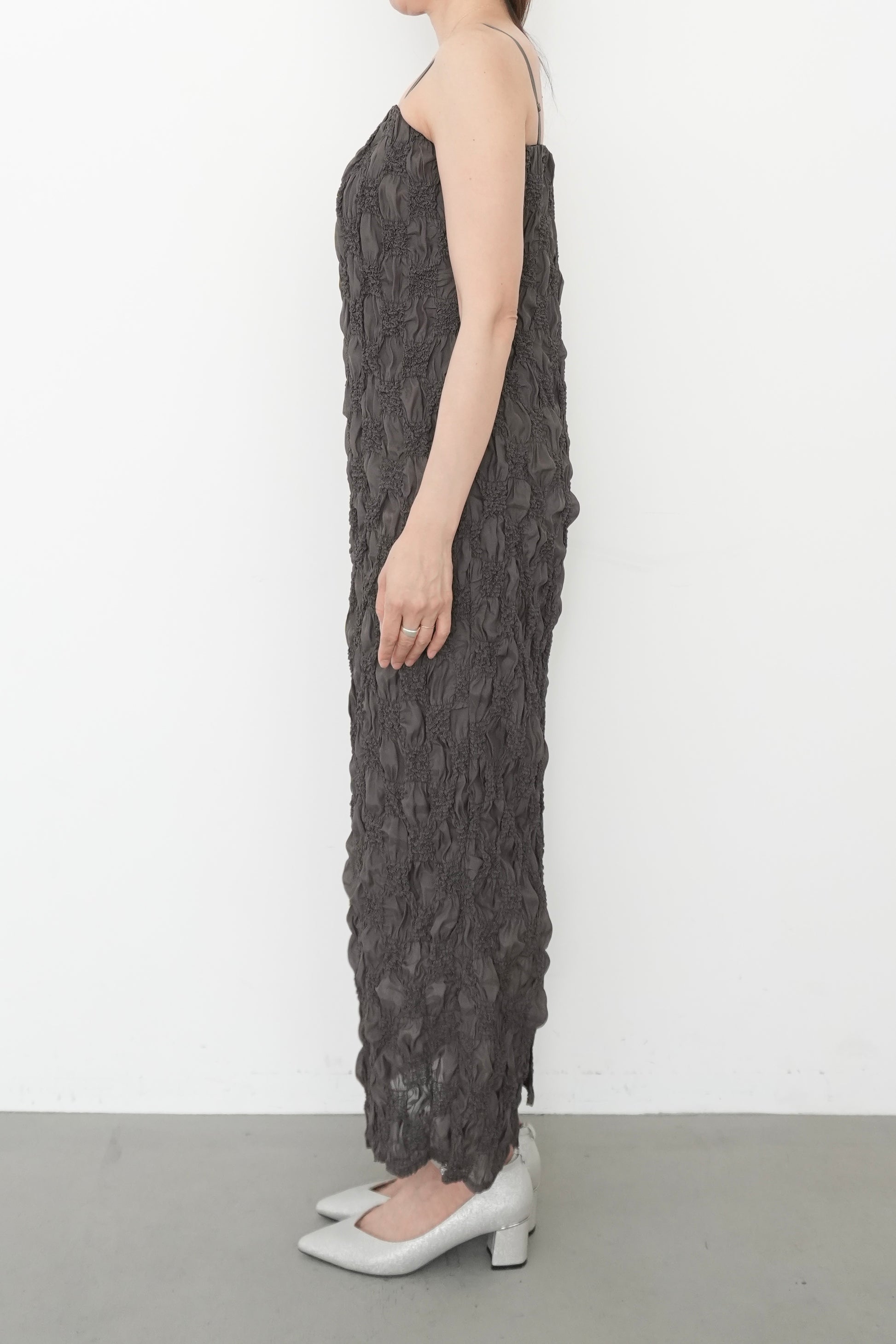 model:164cm size:L color:グレー