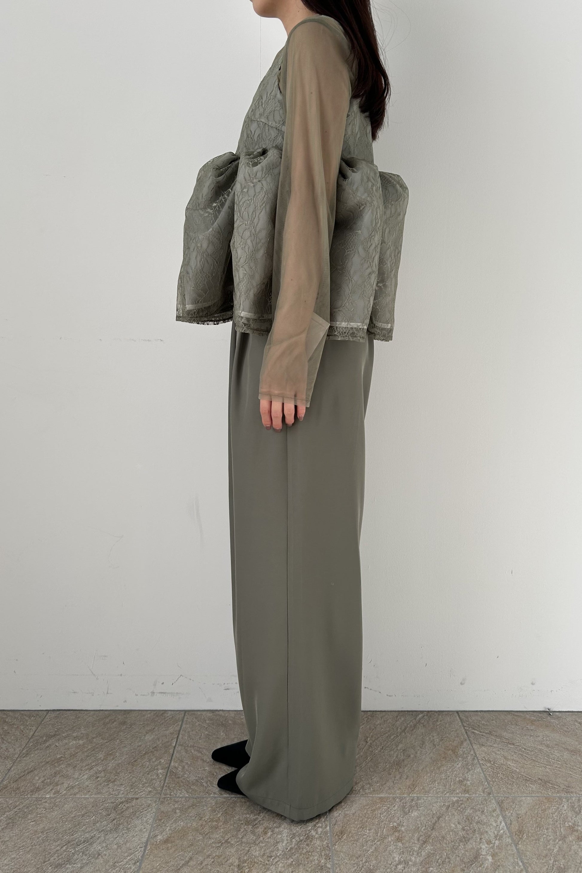 model:159cm size:M color:グリーン