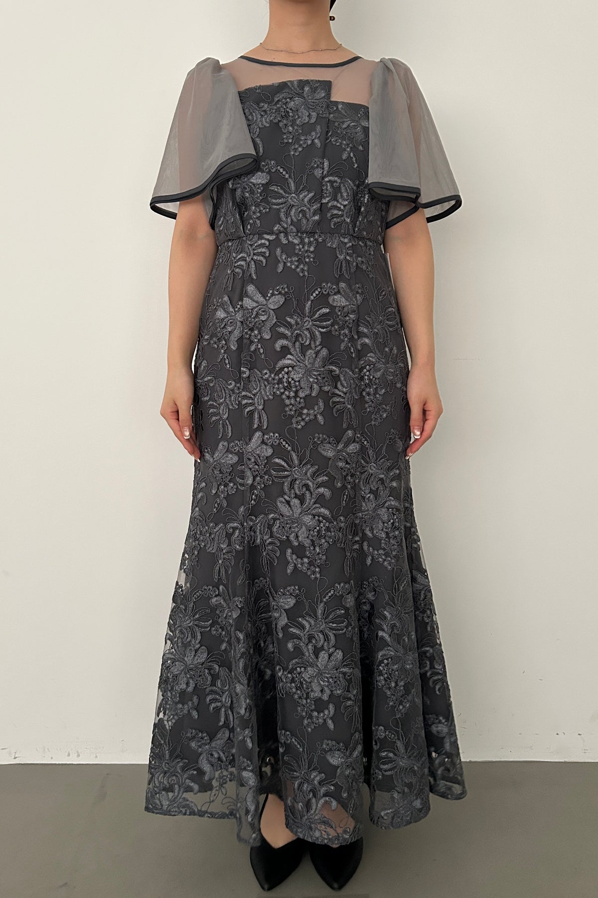 model:159cm size:L color:ネイビー