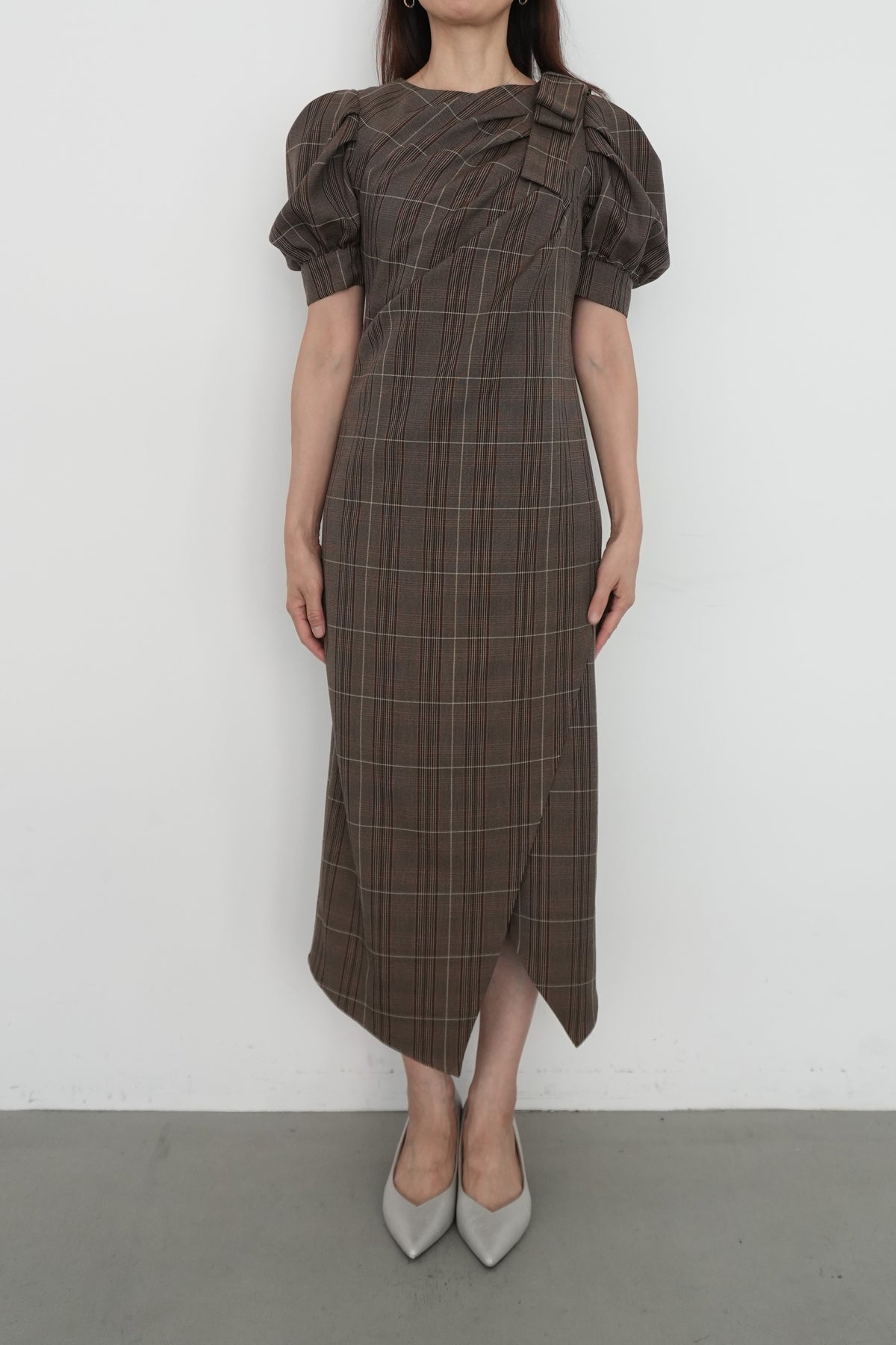 model:164cm size:S color:ブラウン