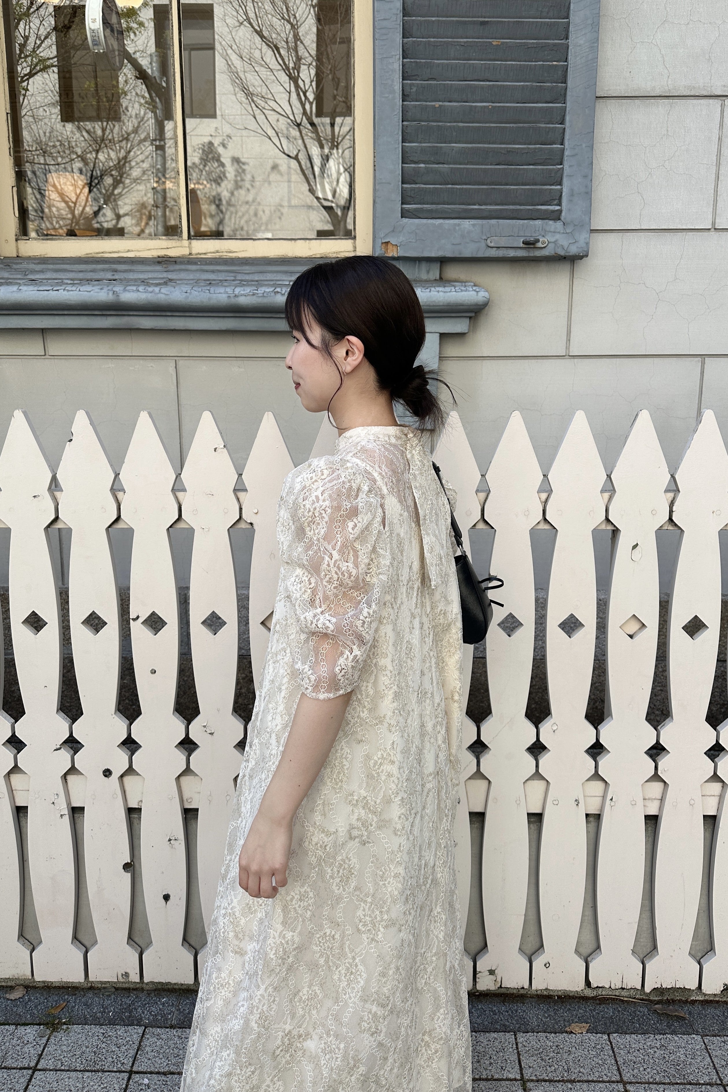 model:159cm size:M color:アイボリー