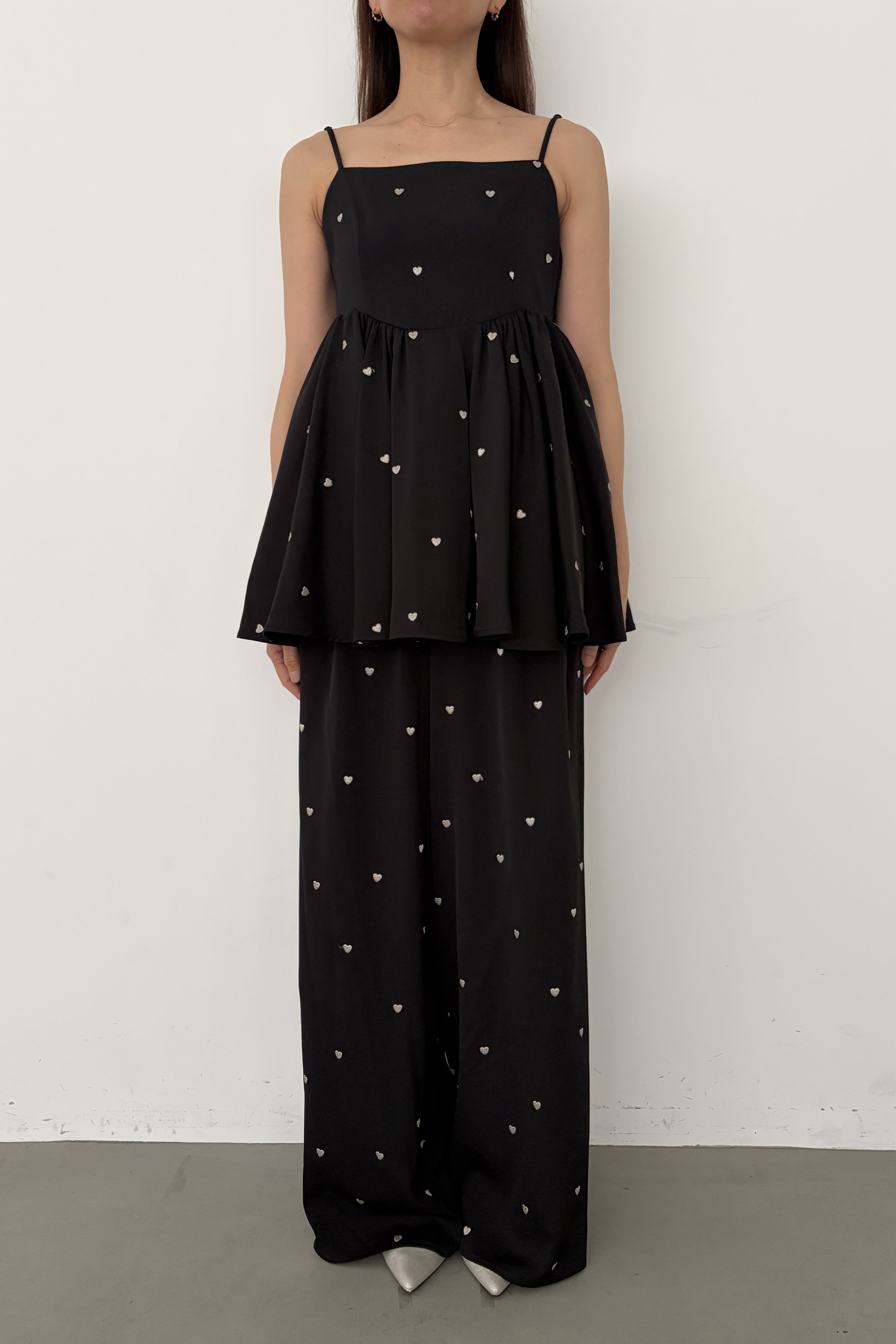 model:164cm size:L color:ブラック