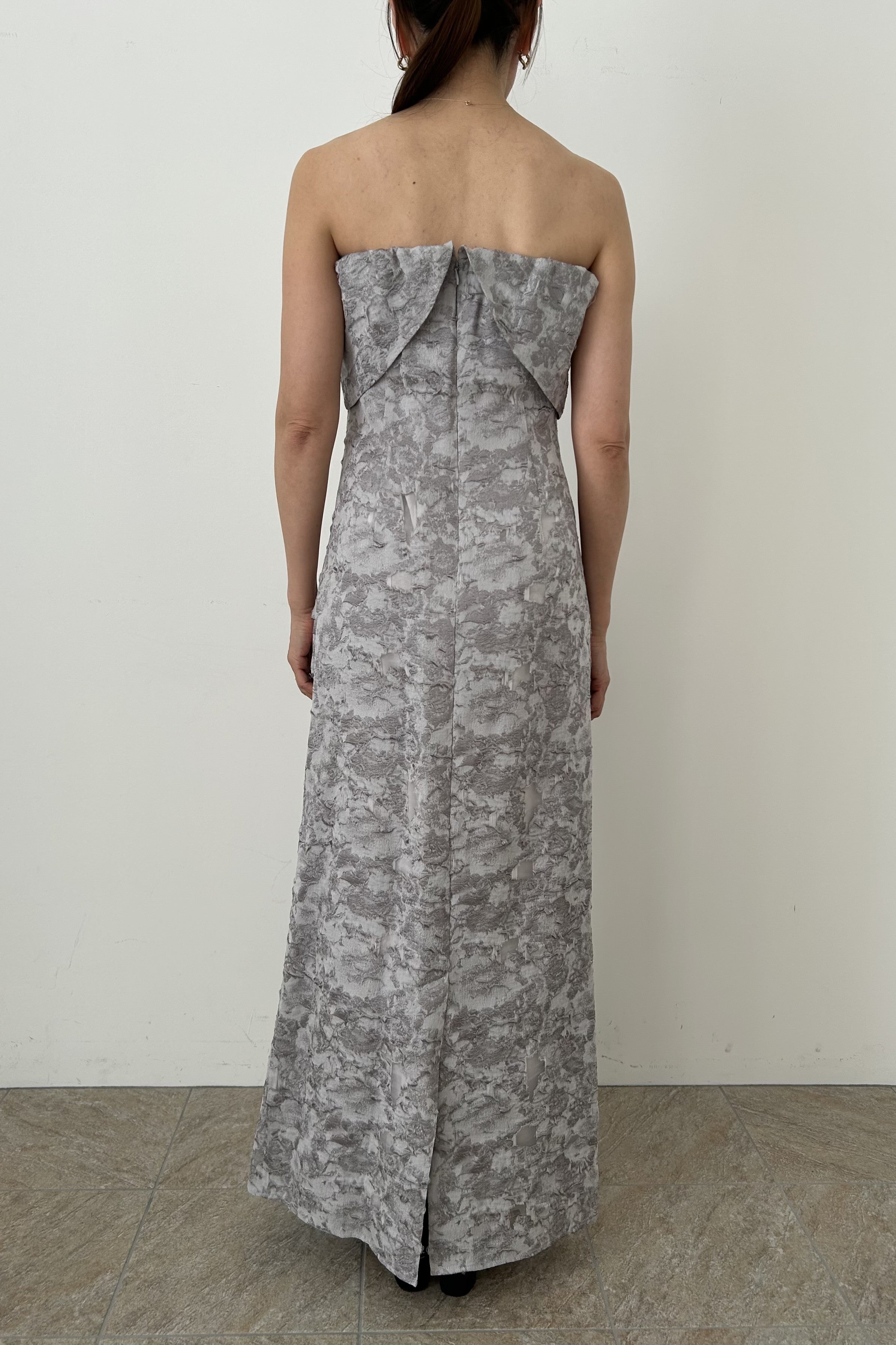 model:164cm size:L color:グレー