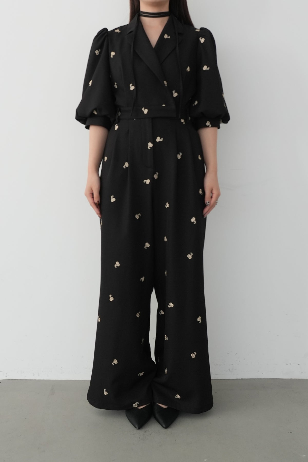 model:159cm size:M color:ブラック