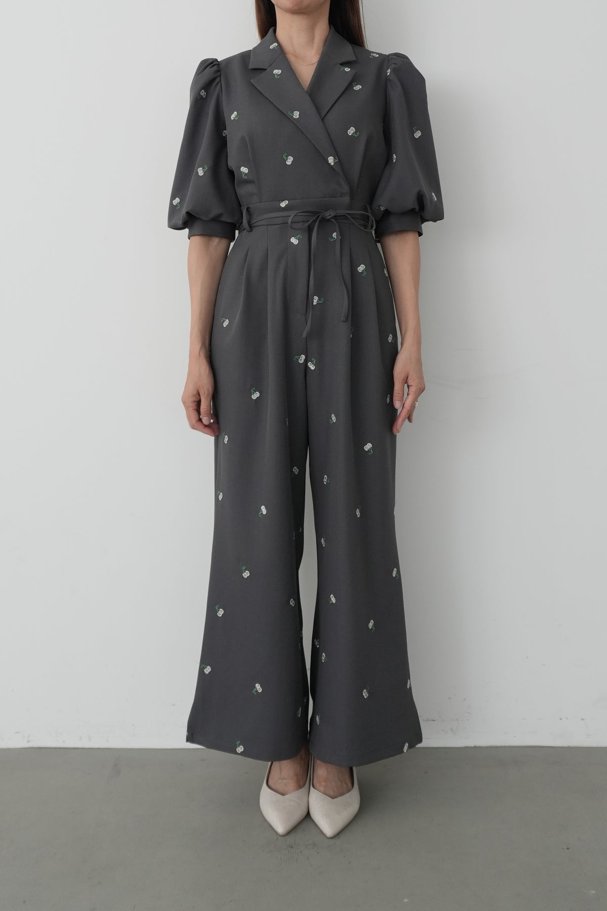 model:164cm size:S color:グレー