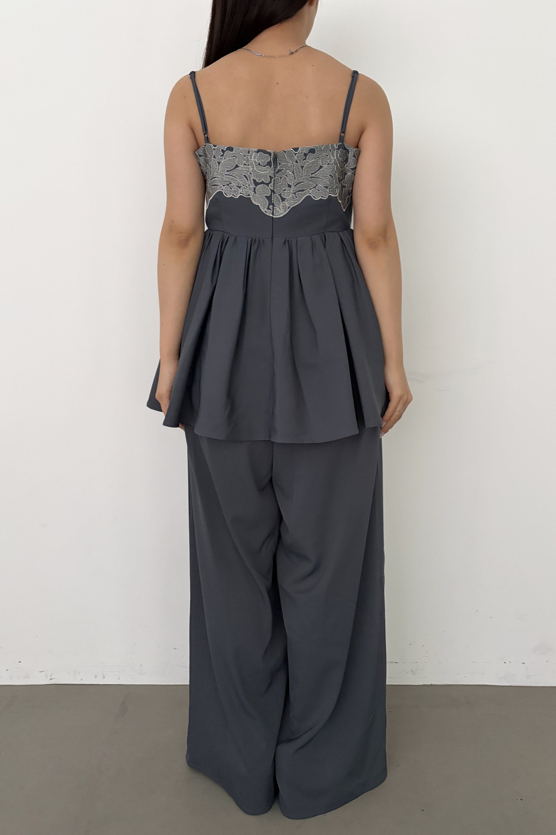 model:159cm size:L color:ブルー