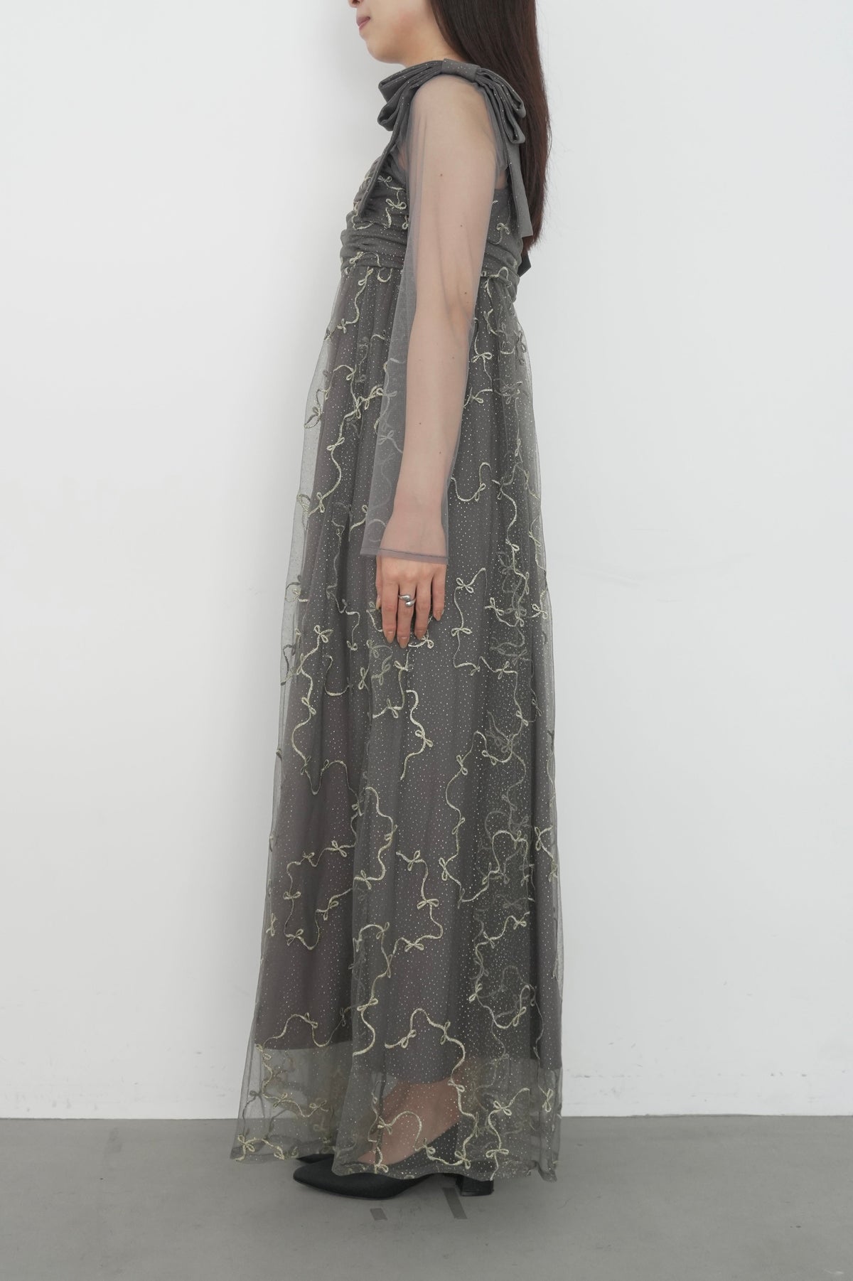 model:159cm size:M color:グレー